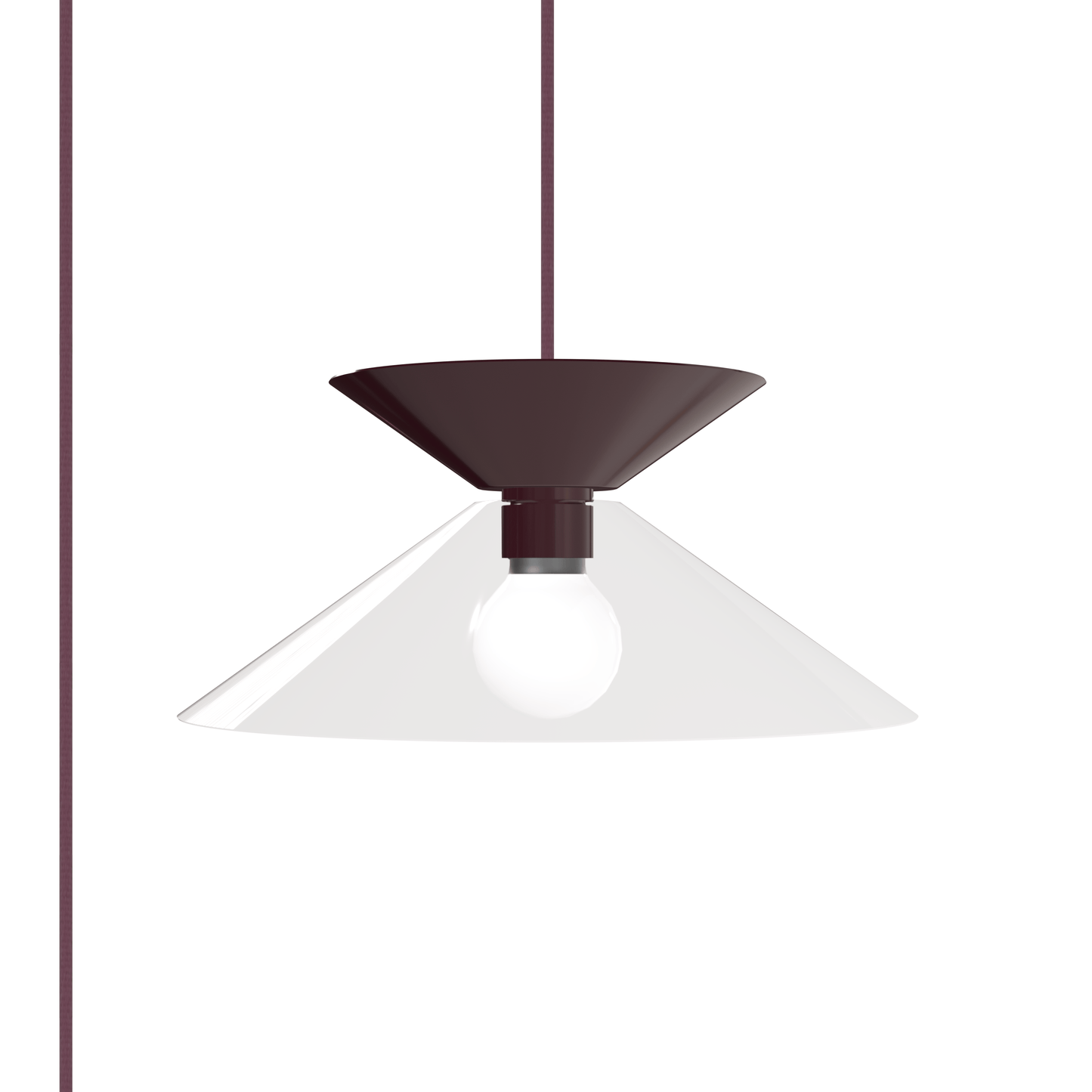 Glass Slope Strata AiO Plug-In Pendant - Chroma Studio