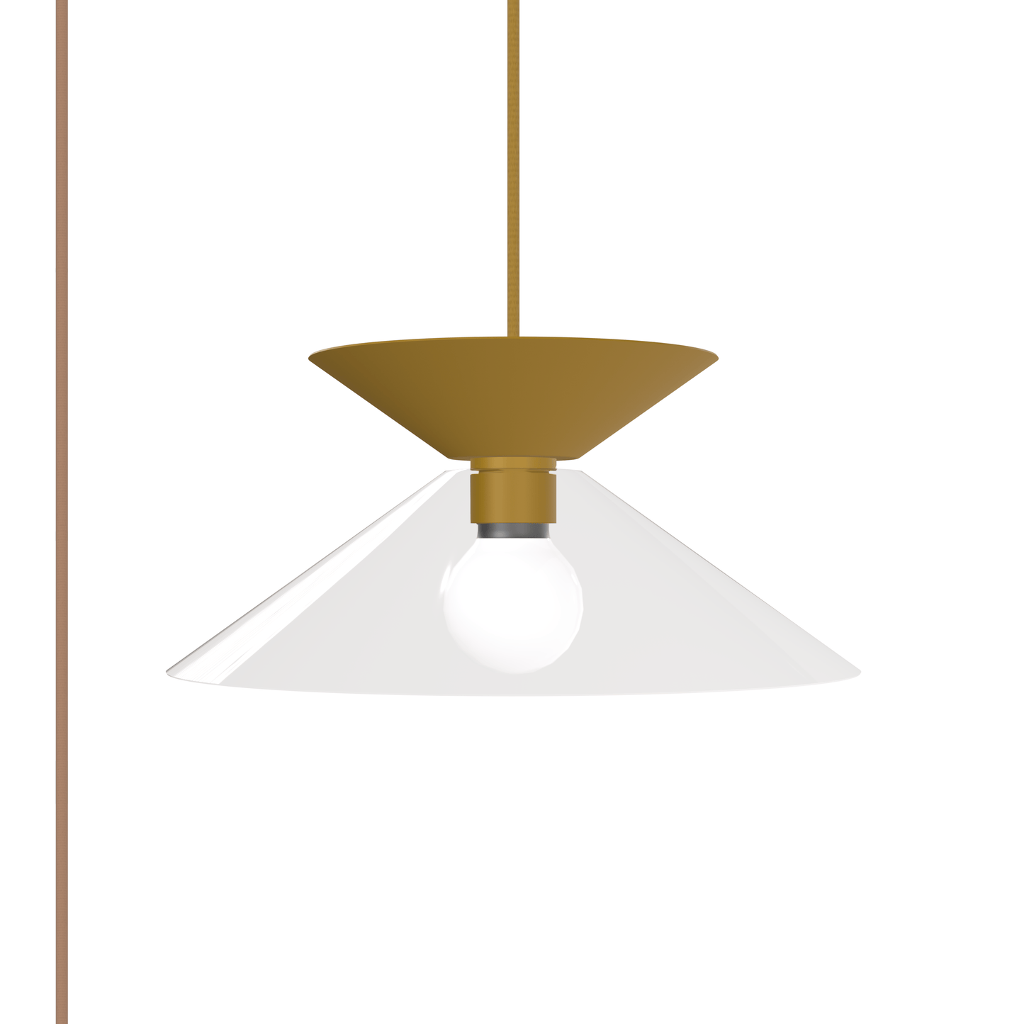 Glass Slope Strata AiO Plug-In Pendant - Chroma Studio