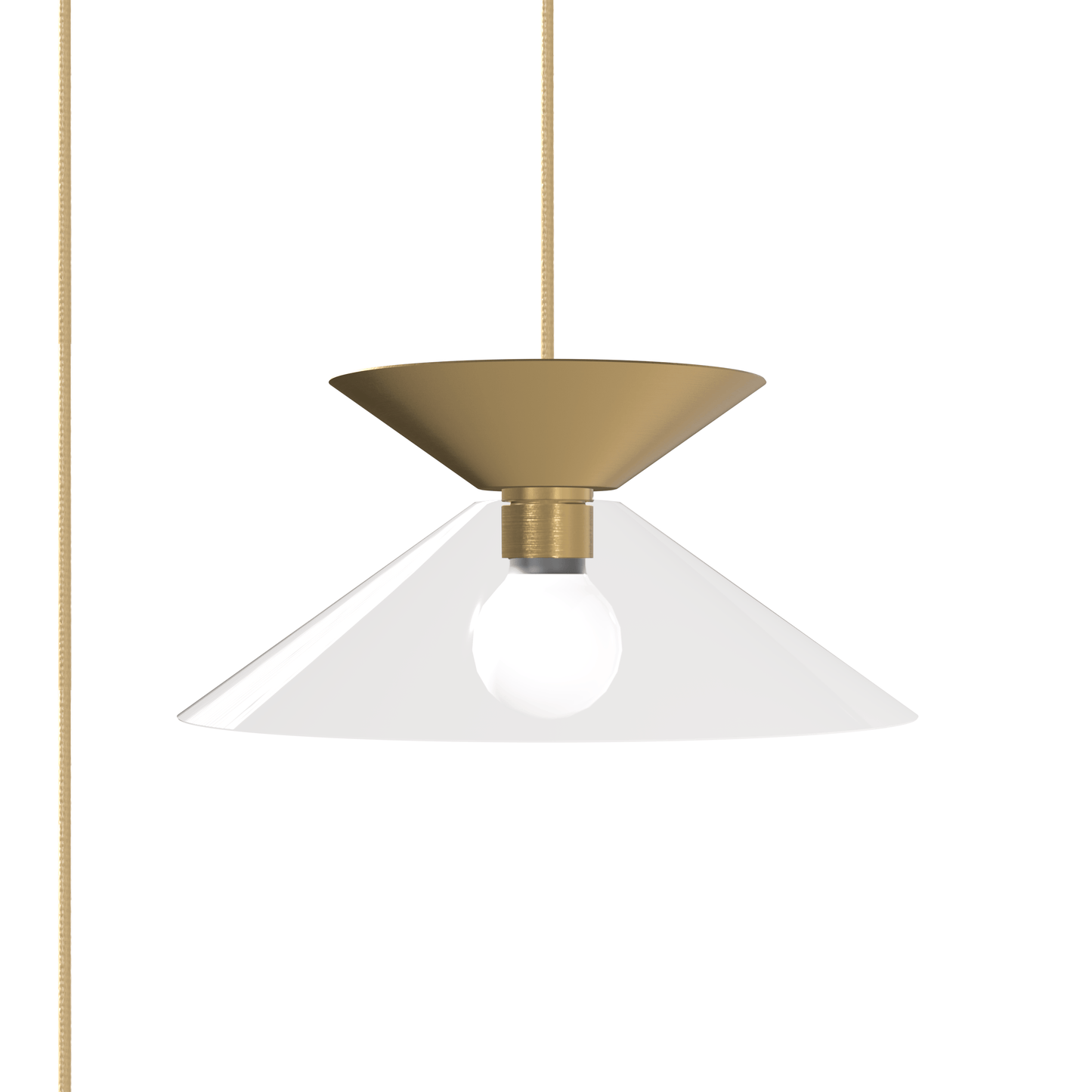 Glass Slope Strata AiO Plug-In Pendant - Chroma Studio