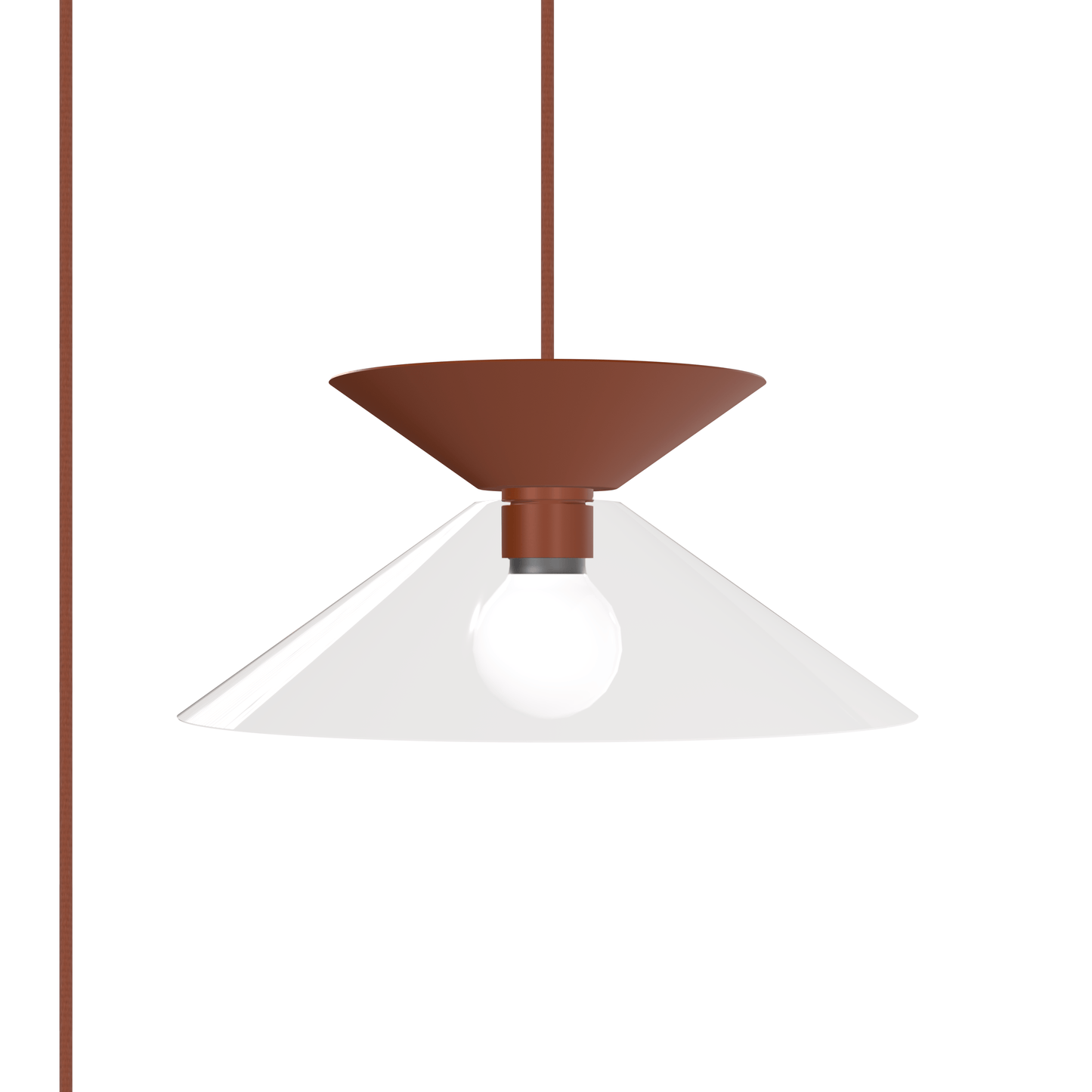 Glass Slope Strata AiO Plug-In Pendant - Chroma Studio