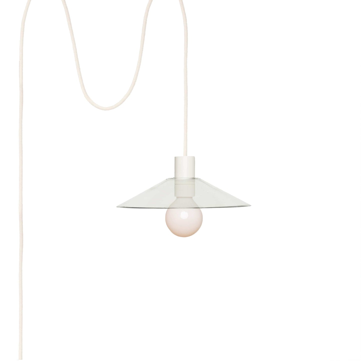 Boutique AiO Glass Slope Plug-In Pendant