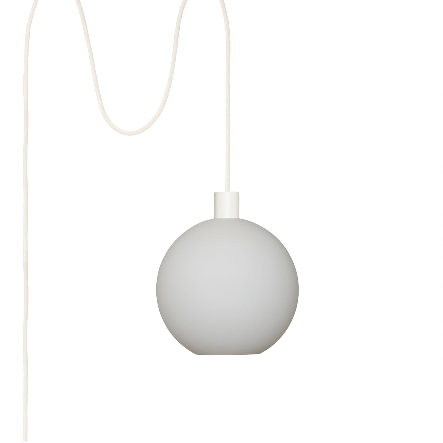Boutique AiO Glass Globe Plug-In Pendant | 6", 8", 10", 12"