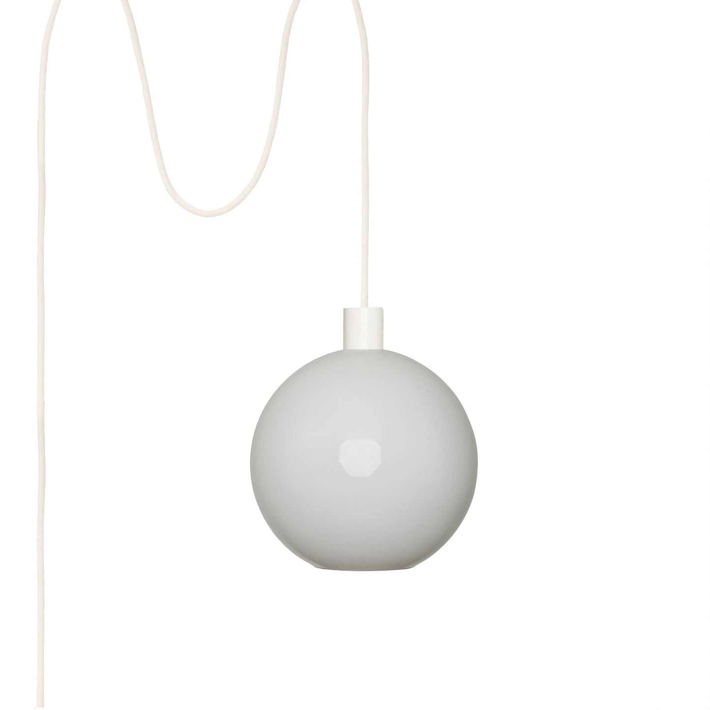 Boutique AiO Glass Globe Plug-In Pendant | 6", 8", 10", 12"