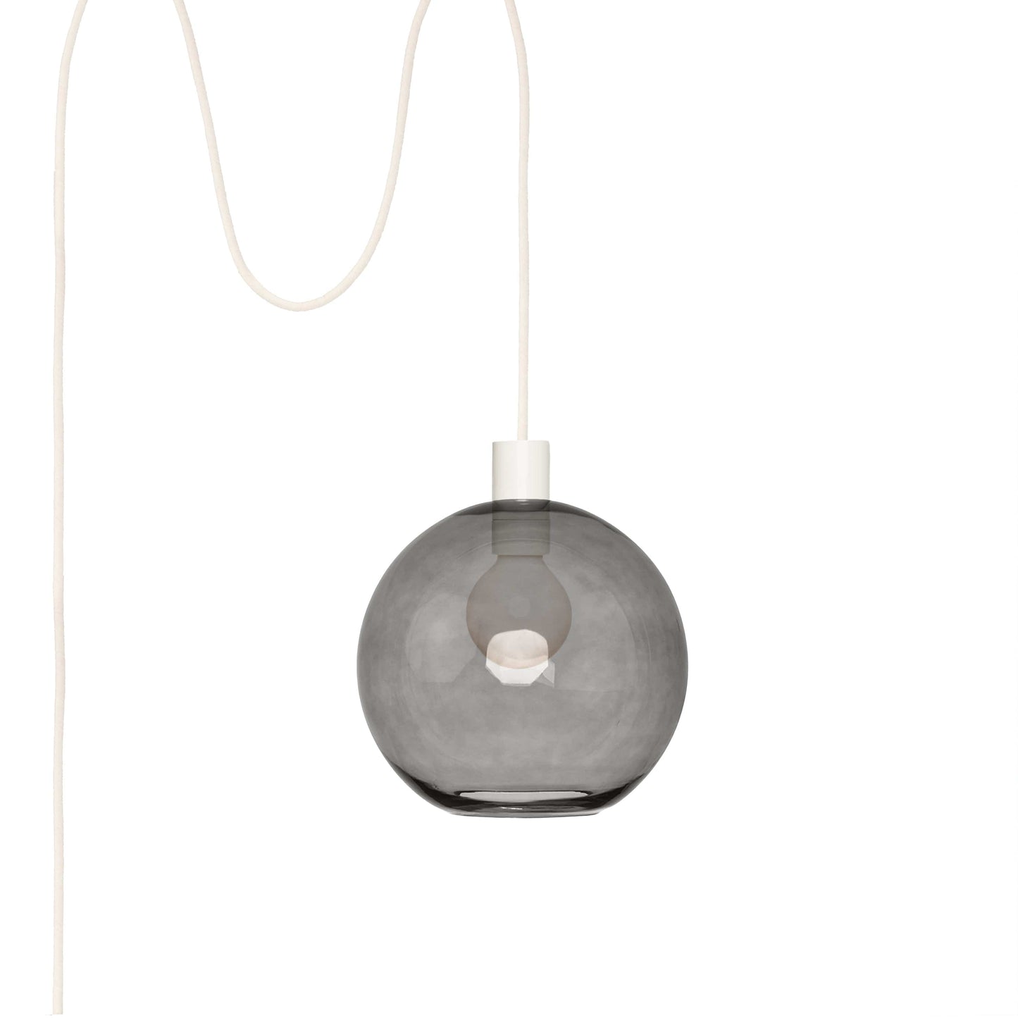 Boutique AiO Glass Globe Plug-In Pendant | 6", 8", 10", 12"
