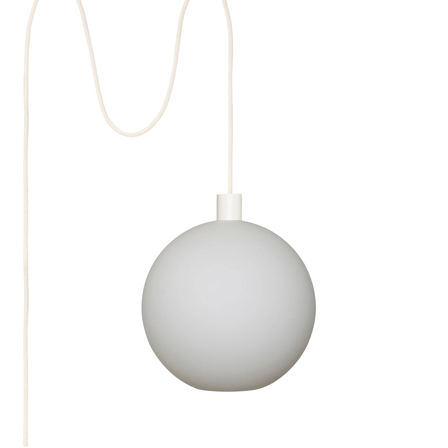 Boutique AiO Glass Globe Plug-In Pendant | 6", 8", 10", 12"