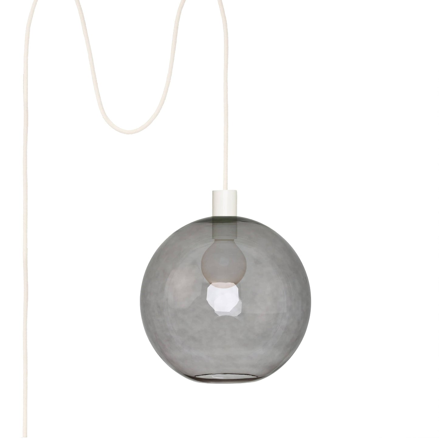Boutique AiO Glass Globe Plug-In Pendant | 6", 8", 10", 12"