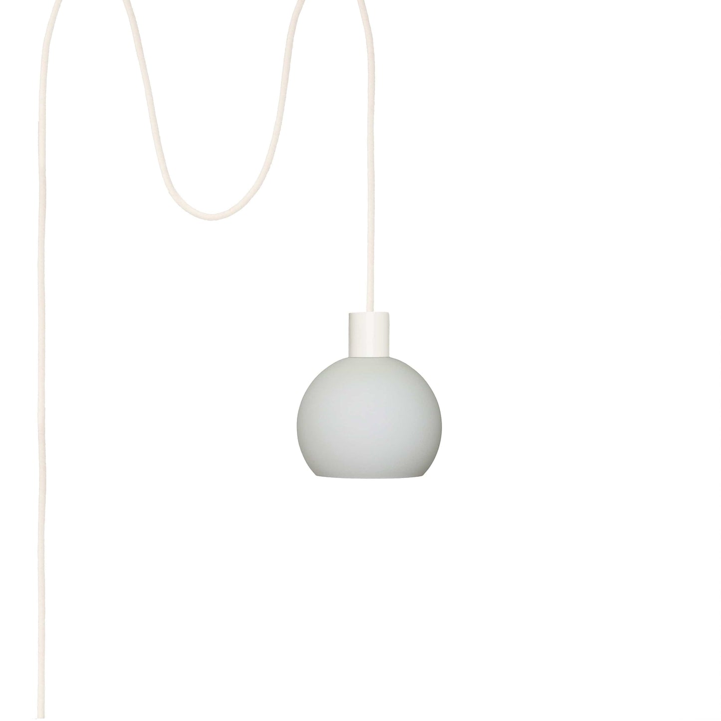 Boutique AiO Glass Globe Plug-In Pendant | 6", 8", 10", 12"