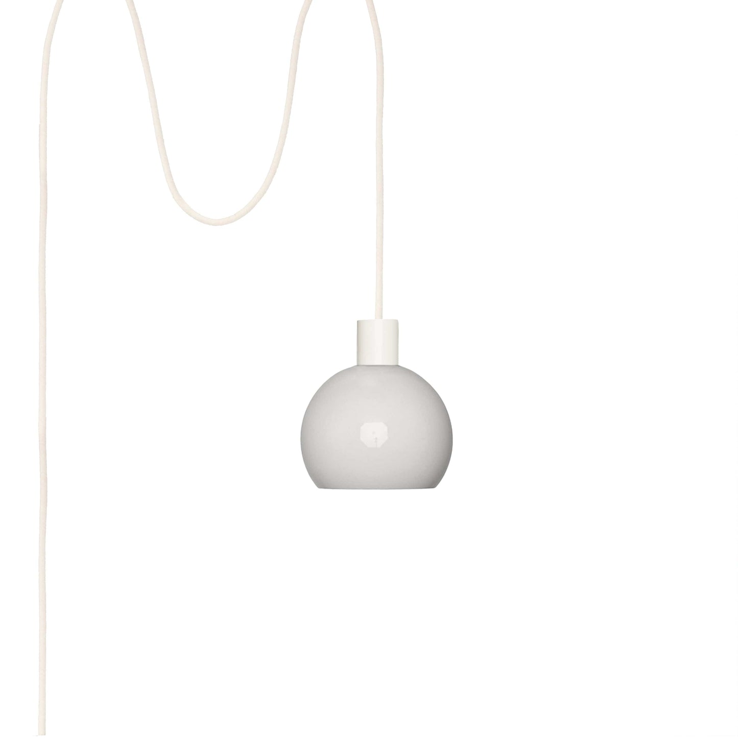 Boutique AiO Glass Globe Plug-In Pendant | 6", 8", 10", 12"