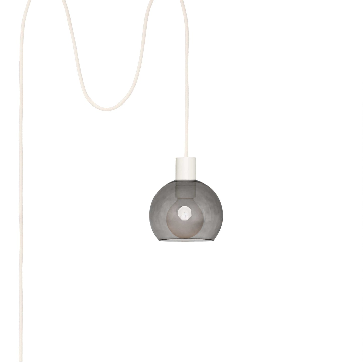 Boutique AiO Glass Globe Plug-In Pendant | 6", 8", 10", 12"