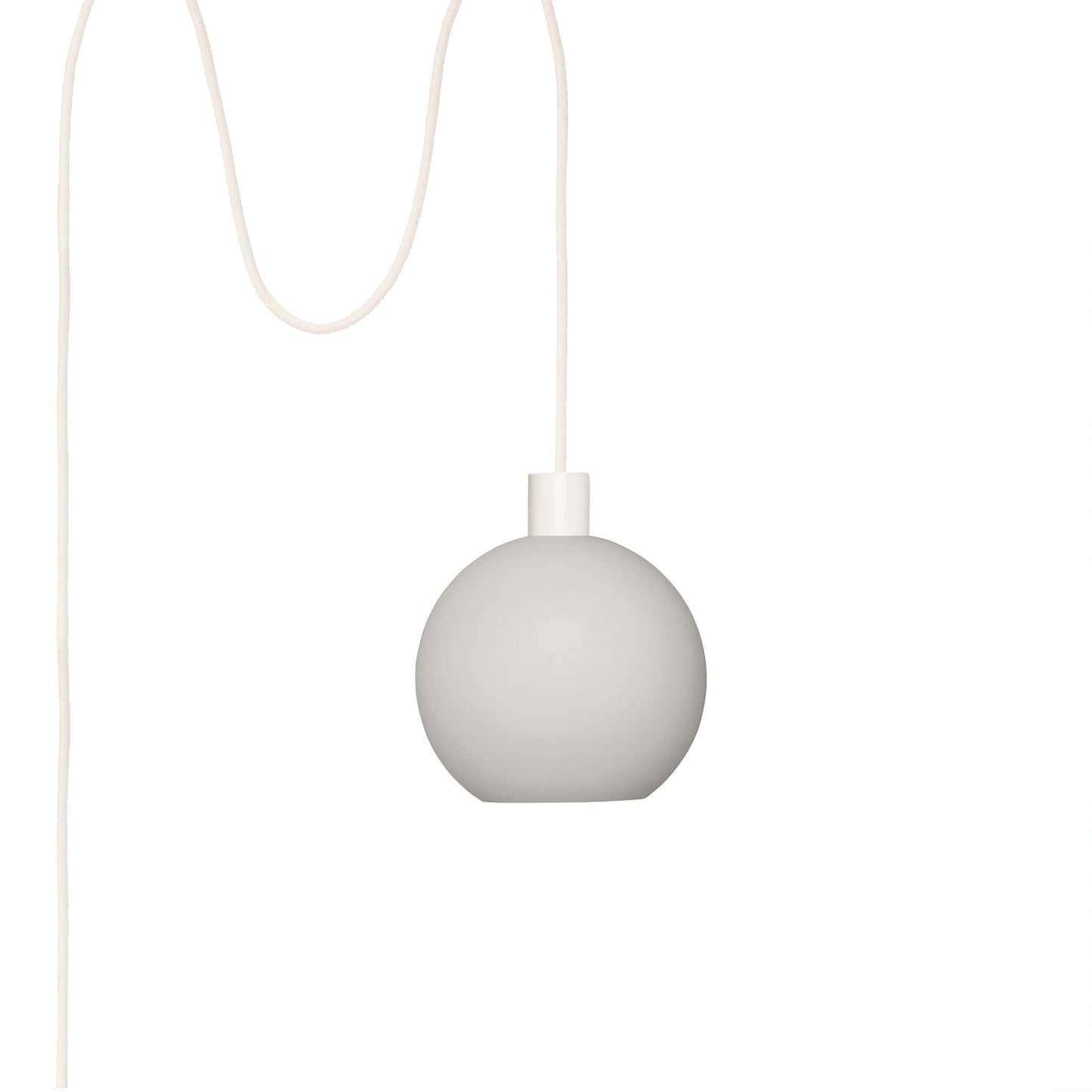Boutique AiO Glass Globe Plug-In Pendant | 6", 8", 10", 12"