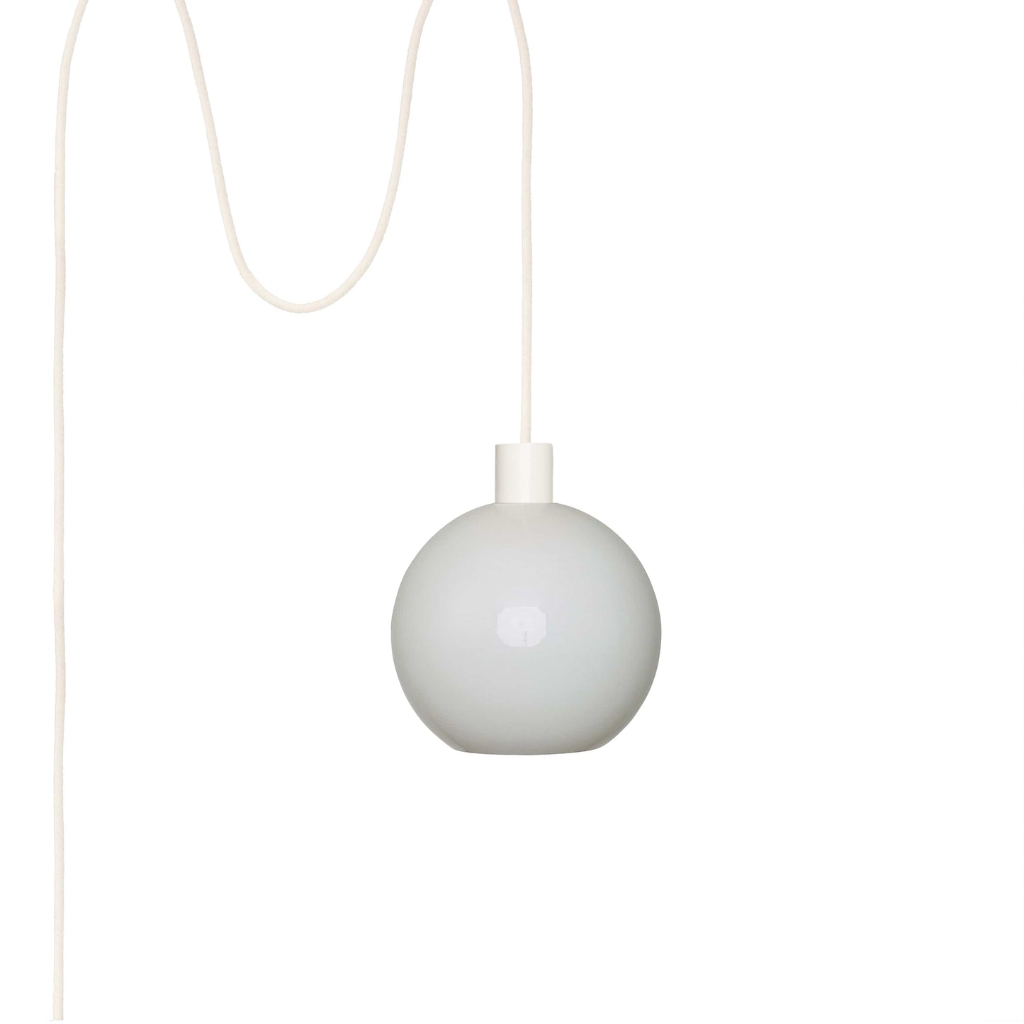 Boutique AiO Glass Globe Plug-In Pendant | 6", 8", 10", 12"