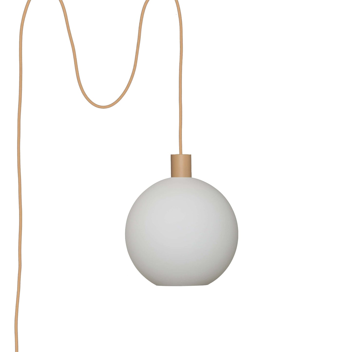 Boutique AiO Glass Globe Plug-In Pendant | 6", 8", 10", 12"