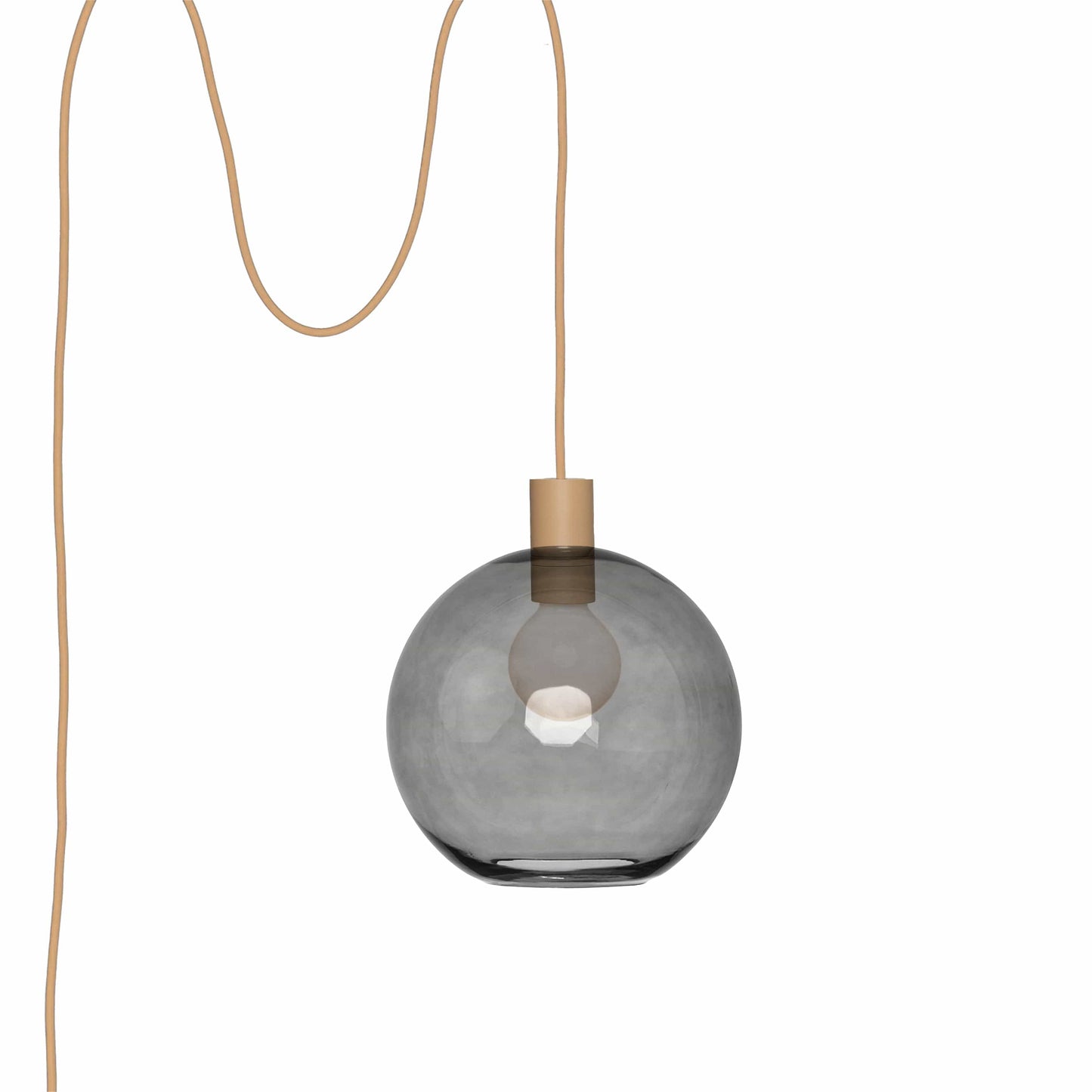 Boutique AiO Glass Globe Plug-In Pendant | 6", 8", 10", 12"