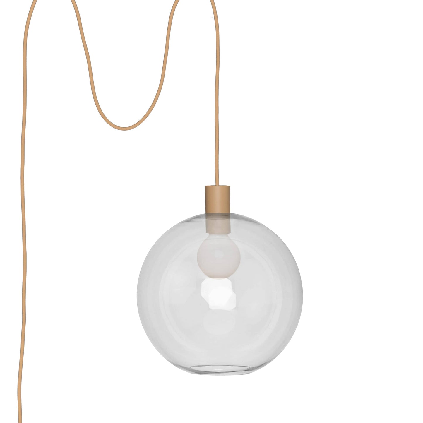 Boutique AiO Glass Globe Plug-In Pendant | 6", 8", 10", 12"