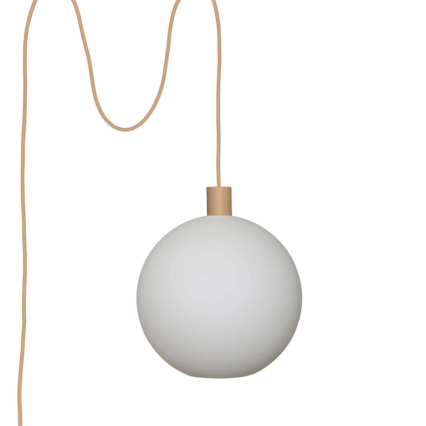 Boutique AiO Glass Globe Plug-In Pendant | 6", 8", 10", 12"