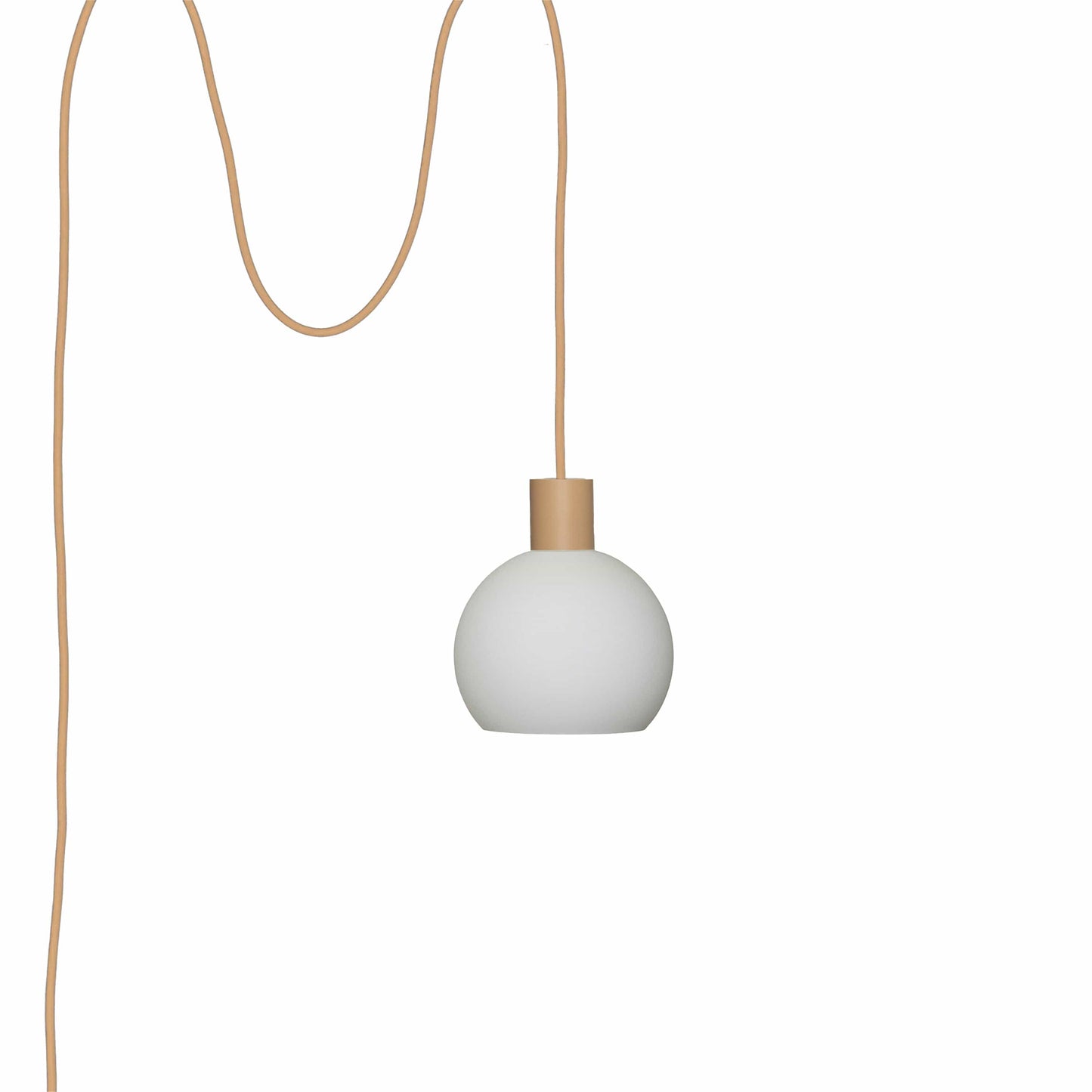 Boutique AiO Glass Globe Plug-In Pendant | 6", 8", 10", 12"