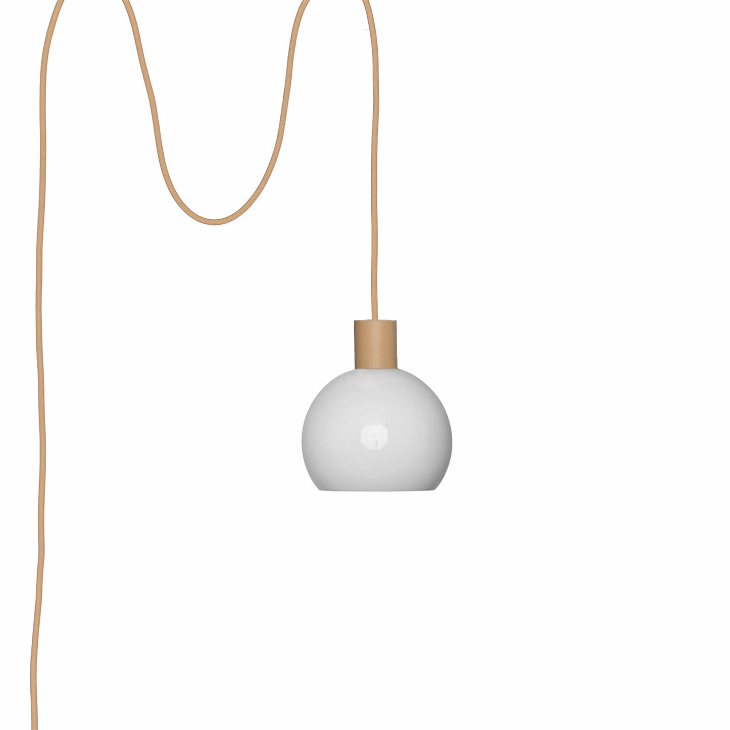 Boutique AiO Glass Globe Plug-In Pendant | 6", 8", 10", 12"