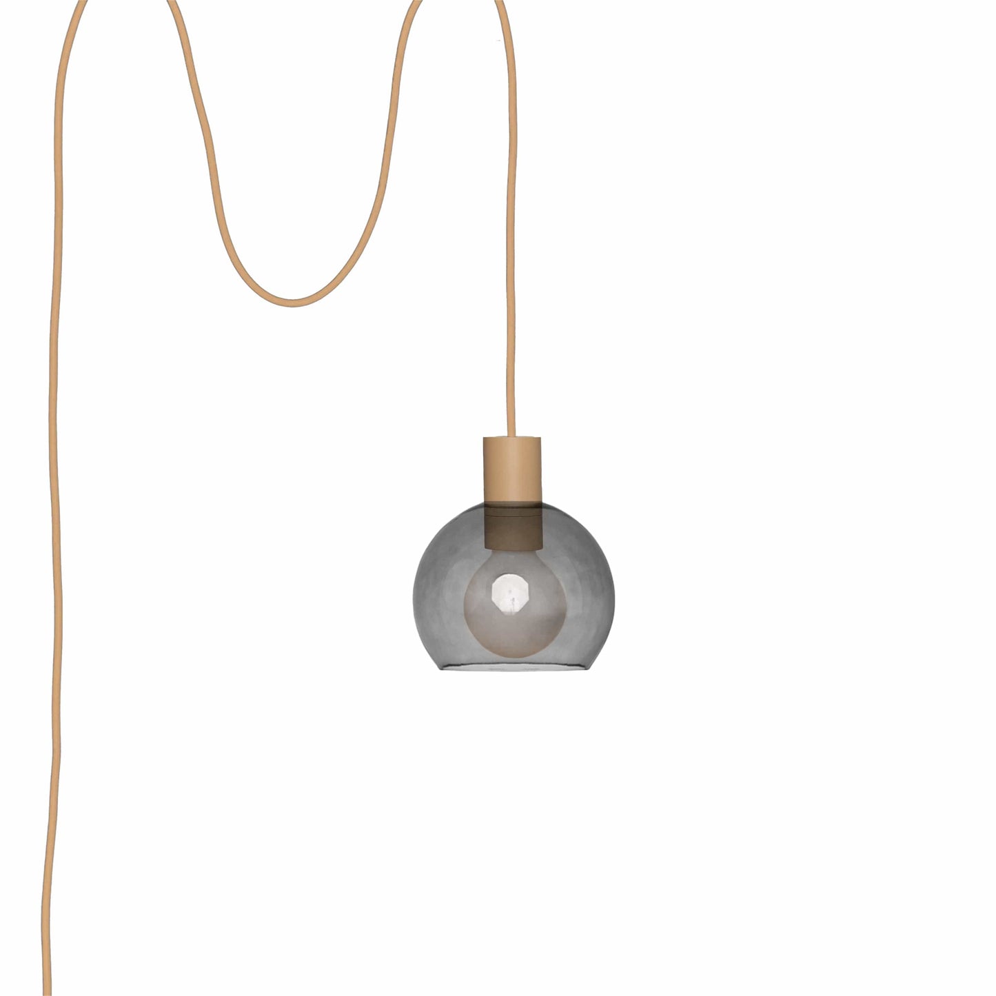 Boutique AiO Glass Globe Plug-In Pendant | 6", 8", 10", 12"