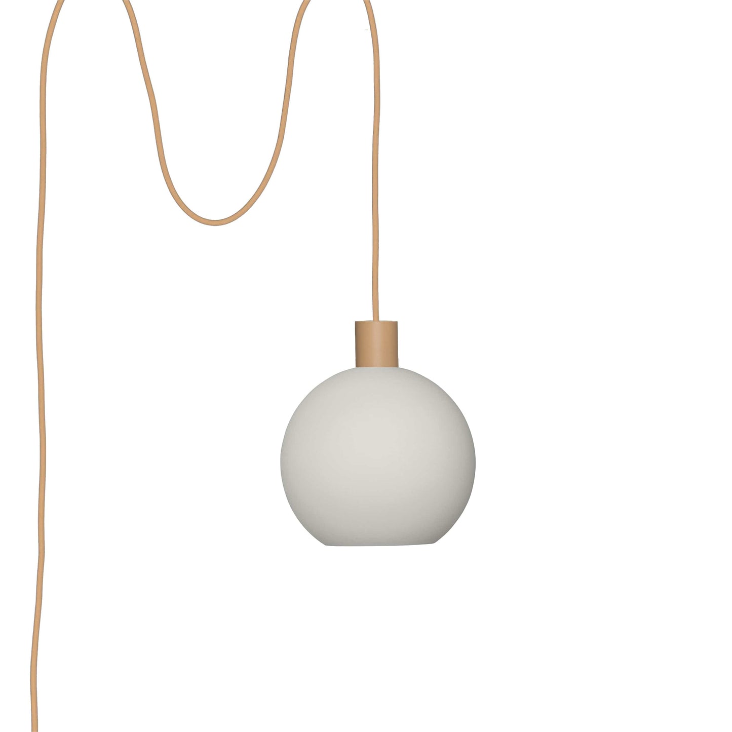 Boutique AiO Glass Globe Plug-In Pendant | 6", 8", 10", 12"