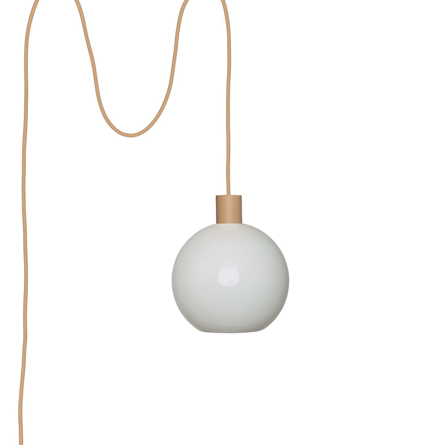 Boutique AiO Glass Globe Plug-In Pendant | 6", 8", 10", 12"