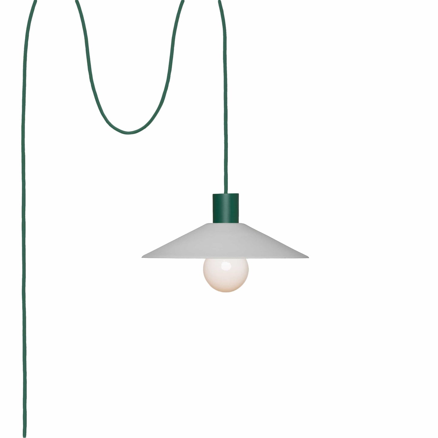 Boutique AiO Glass Slope Plug-In Pendant