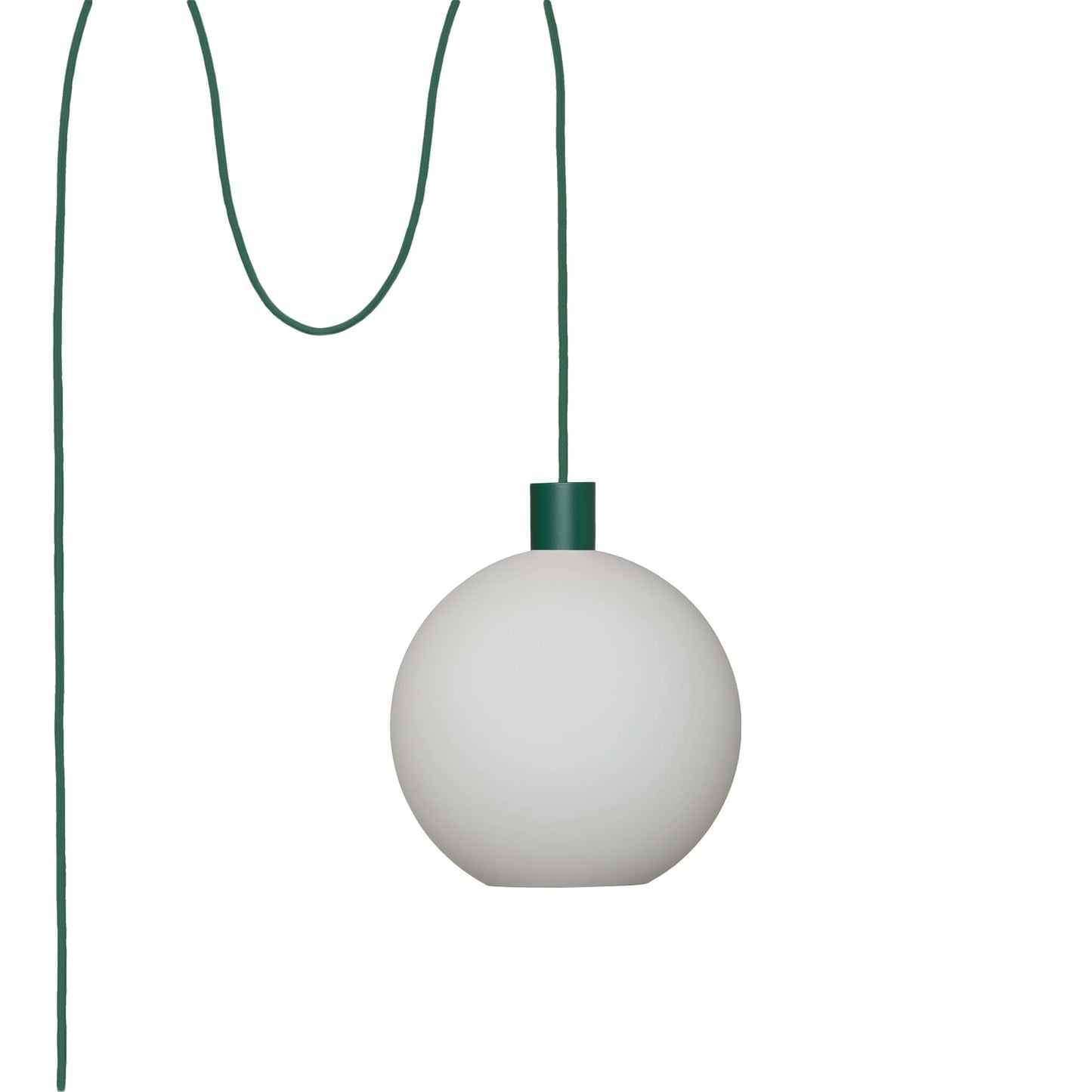Boutique AiO Glass Globe Plug-In Pendant | 6", 8", 10", 12"