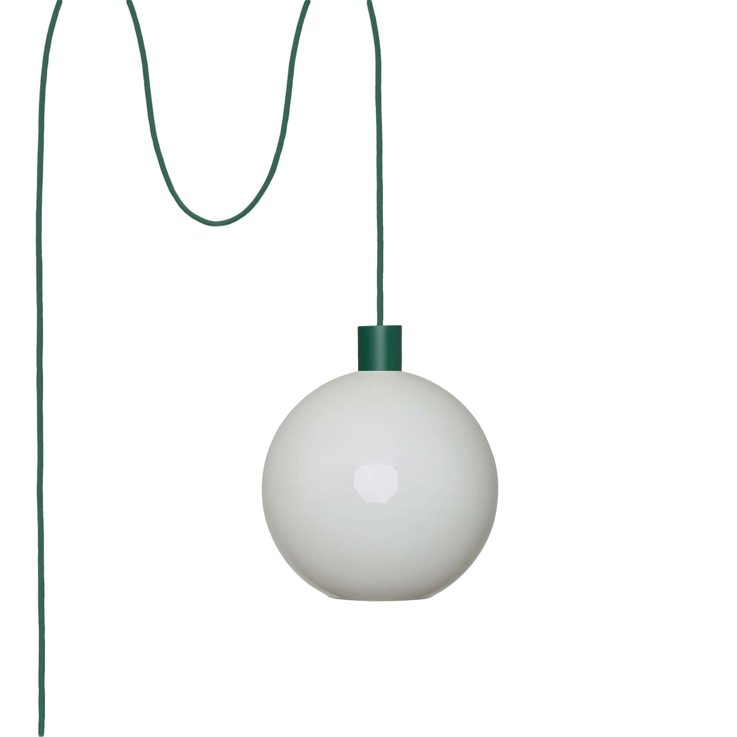 Boutique AiO Glass Globe Plug-In Pendant | 6", 8", 10", 12"