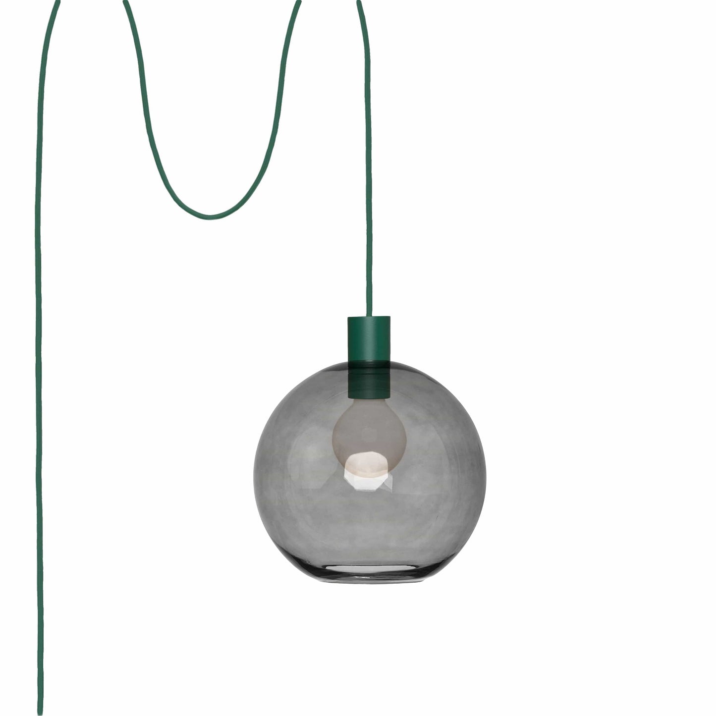 Boutique AiO Glass Globe Plug-In Pendant | 6", 8", 10", 12"