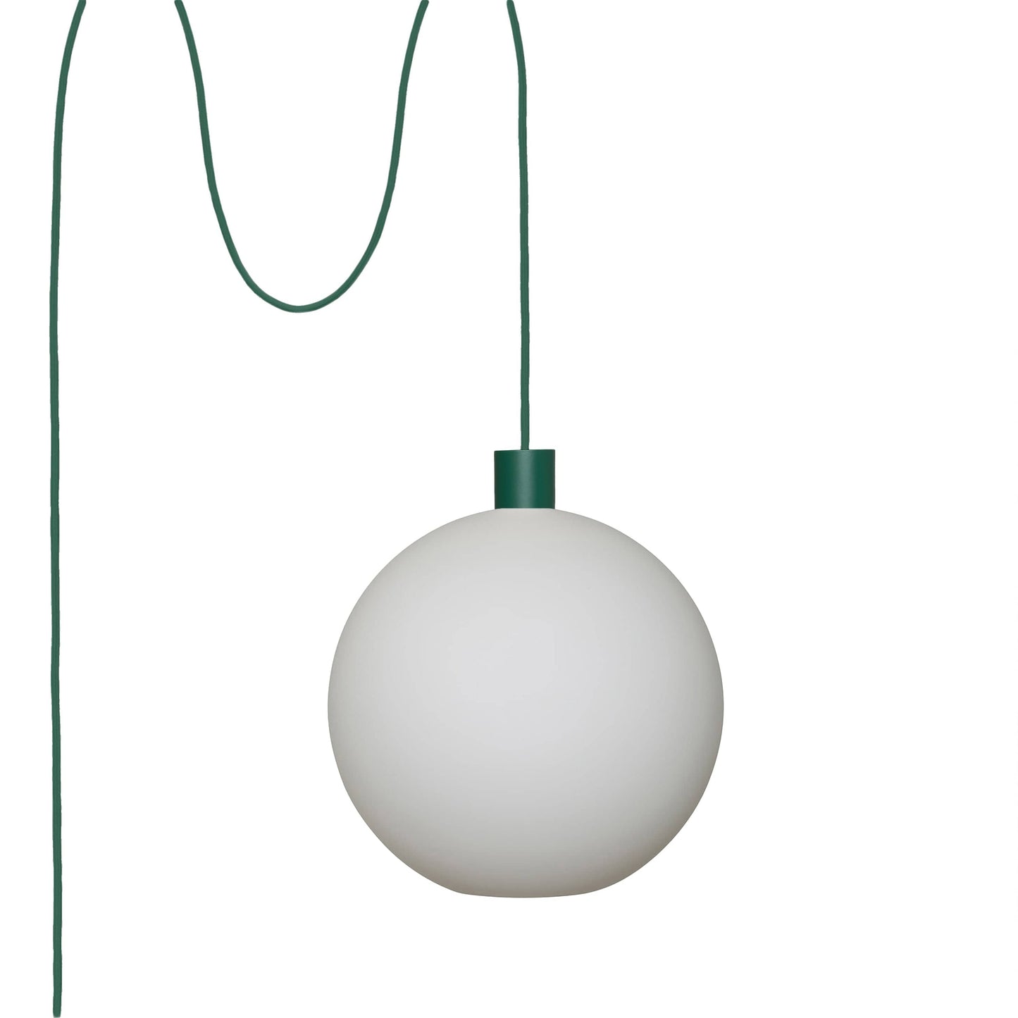 Boutique AiO Glass Globe Plug-In Pendant | 6", 8", 10", 12"