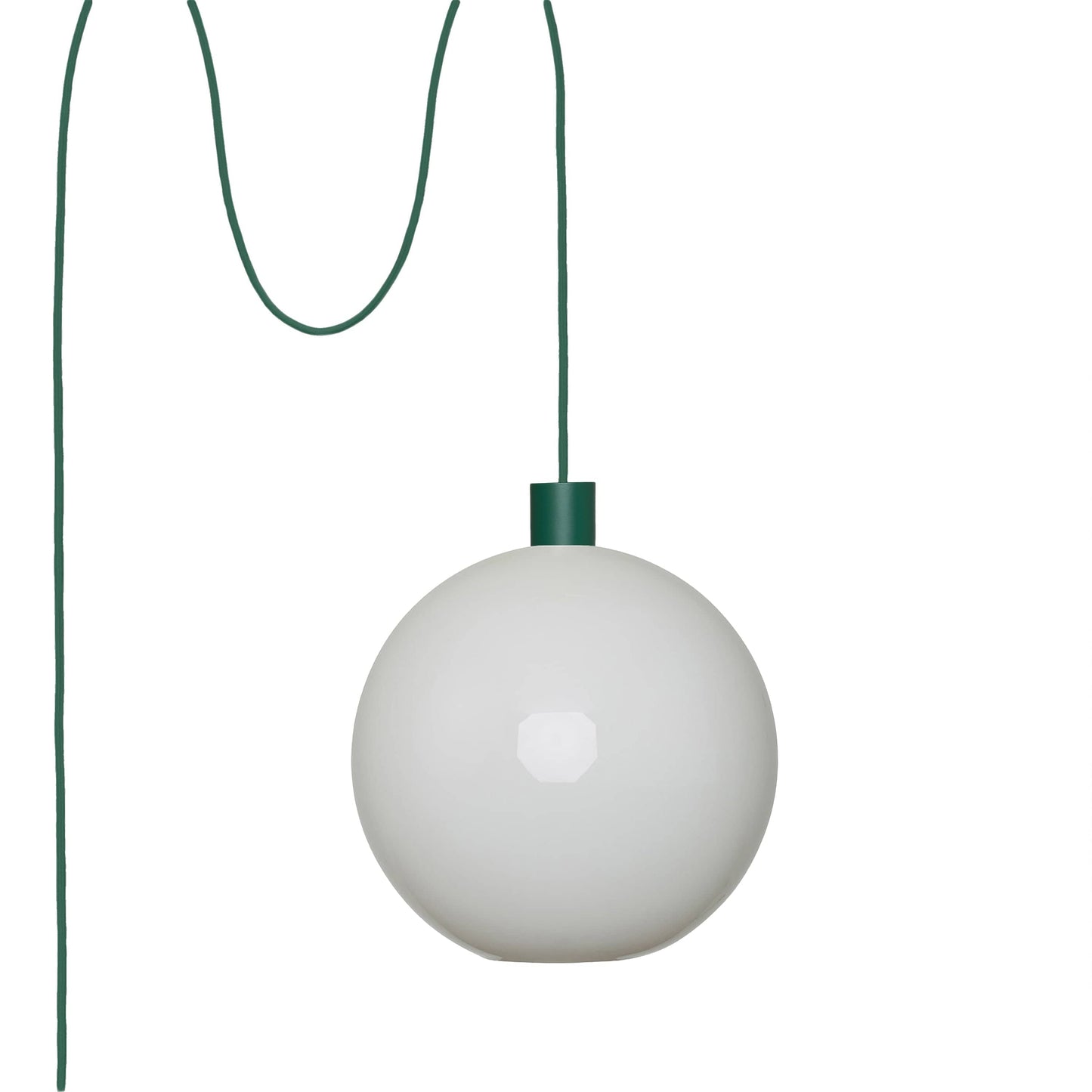 Boutique AiO Glass Globe Plug-In Pendant | 6", 8", 10", 12"
