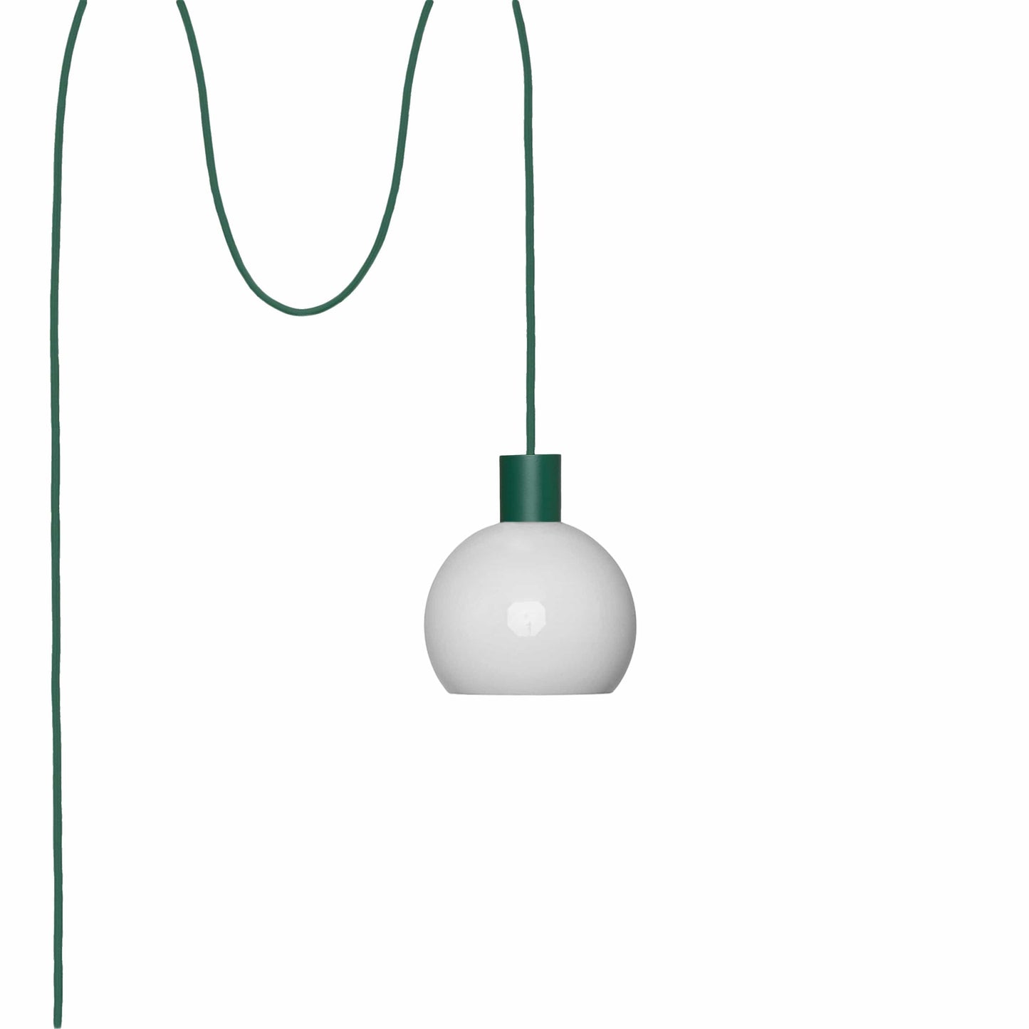 Boutique AiO Glass Globe Plug-In Pendant | 6", 8", 10", 12"