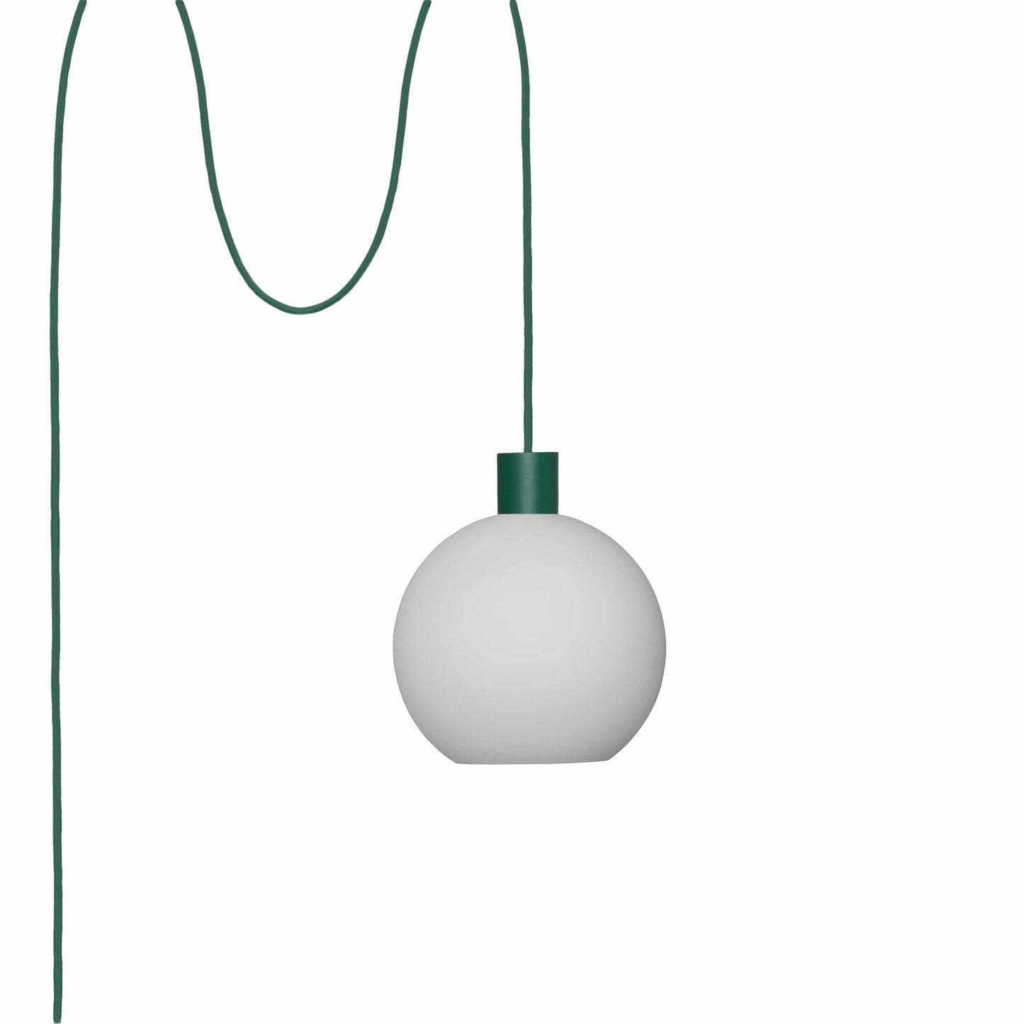Boutique AiO Glass Globe Plug-In Pendant | 6", 8", 10", 12"