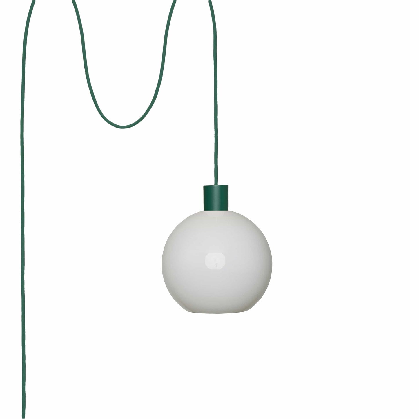 Boutique AiO Glass Globe Plug-In Pendant | 6", 8", 10", 12"