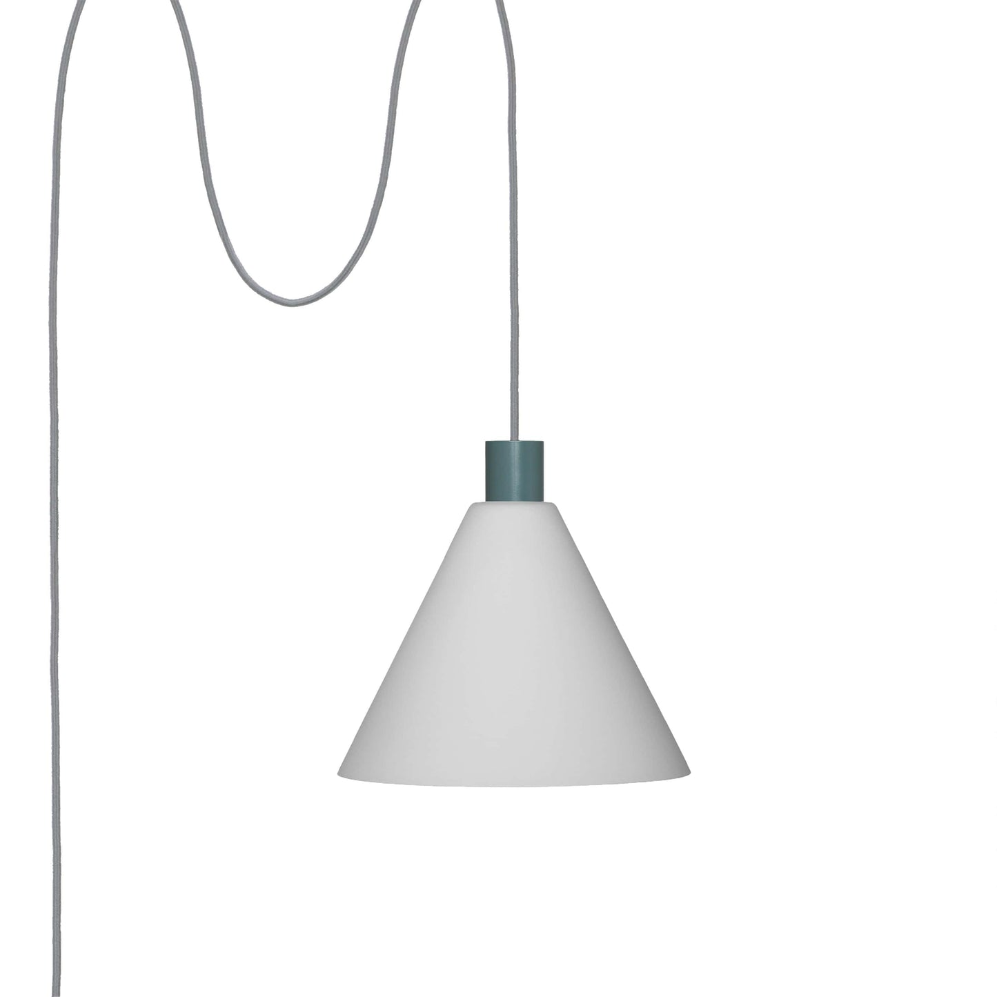 Boutique AiO Glass Cone Plug-In Pendant | 6in or 11in