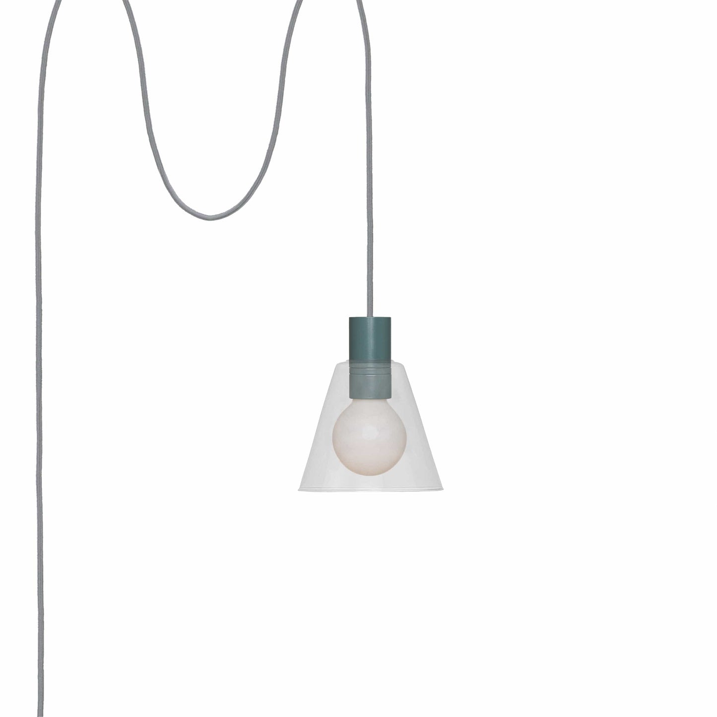 Boutique AiO Glass Cone Plug-In Pendant | 6in or 11in