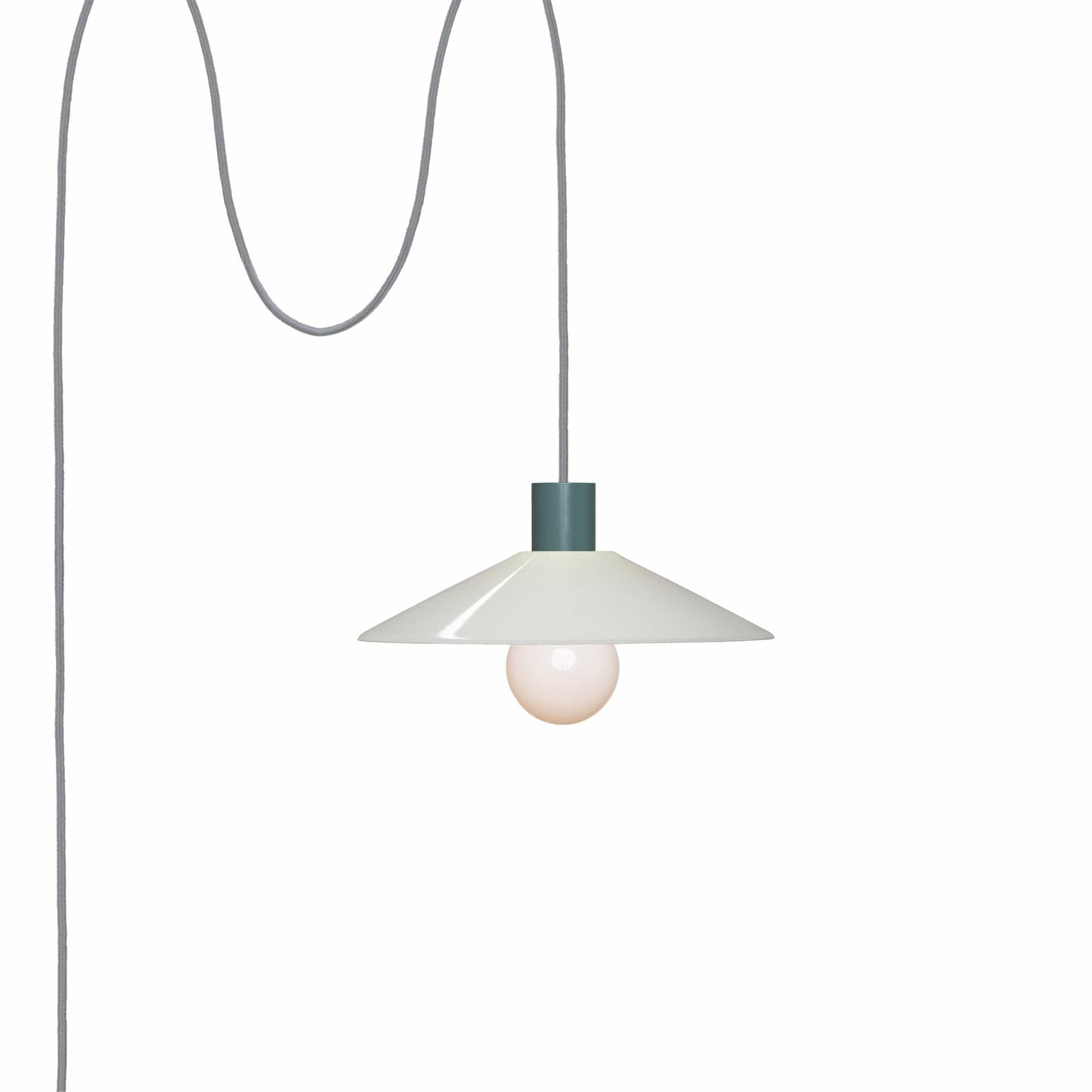 Boutique AiO Glass Slope Plug-In Pendant