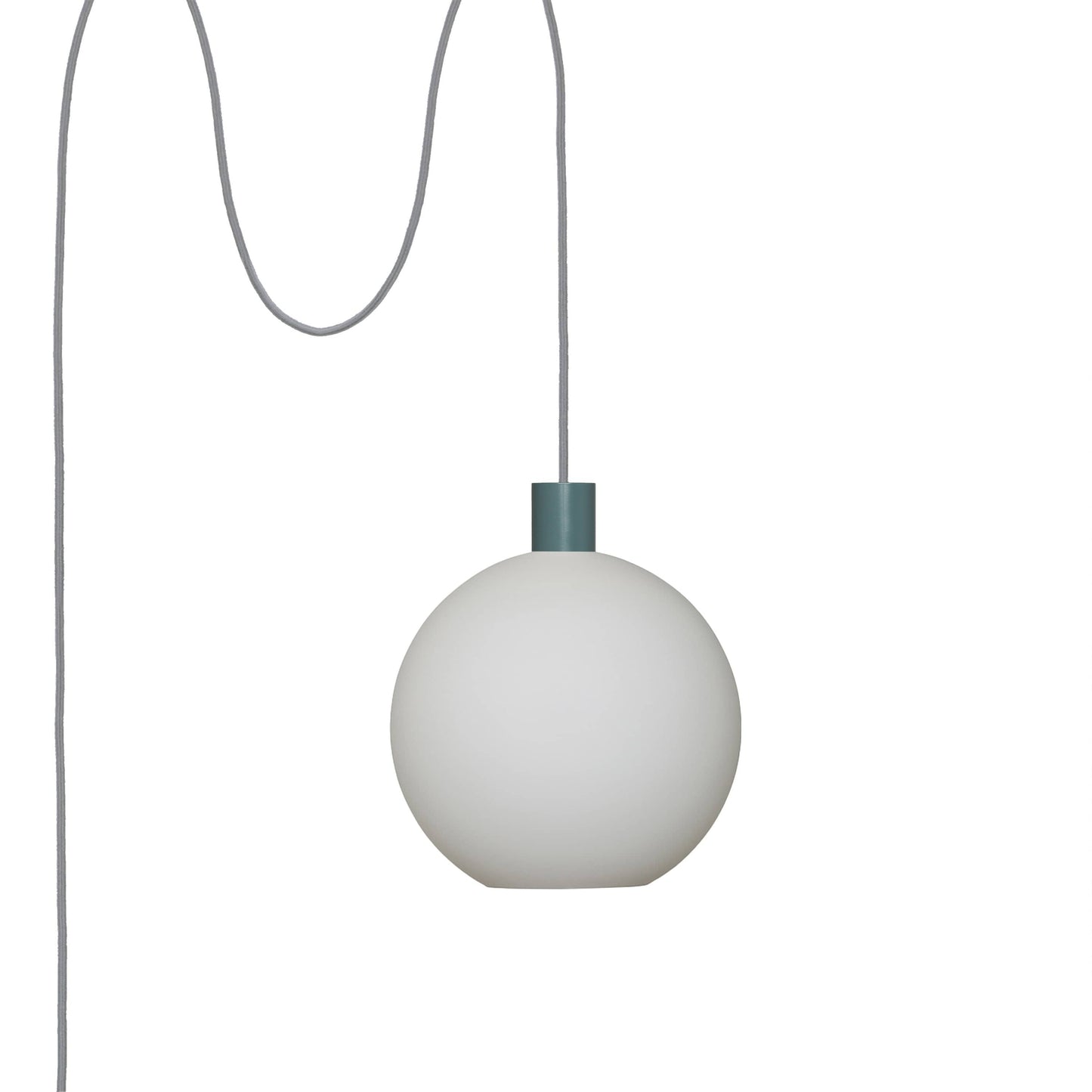 Boutique AiO Glass Globe Plug-In Pendant | 6", 8", 10", 12"