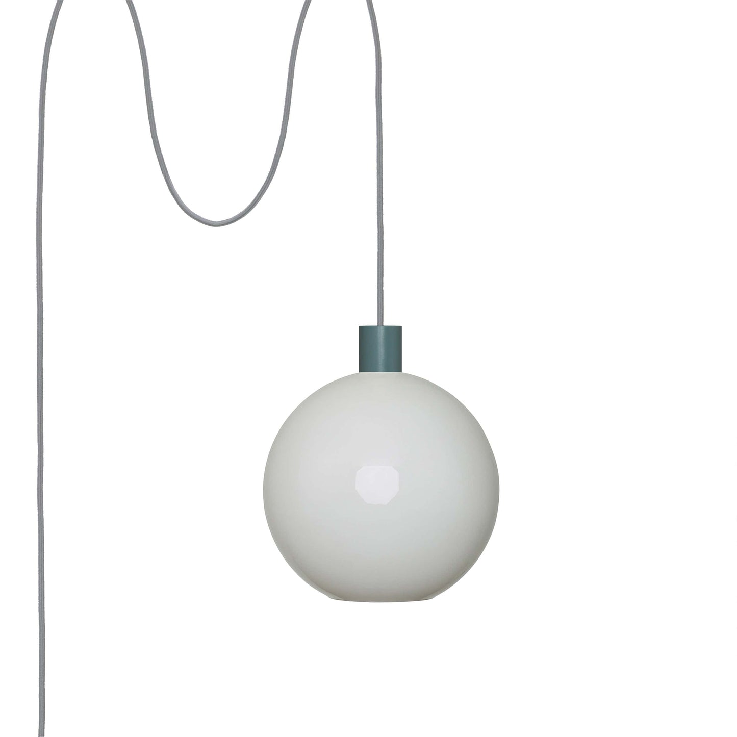 Boutique AiO Glass Globe Plug-In Pendant | 6", 8", 10", 12"