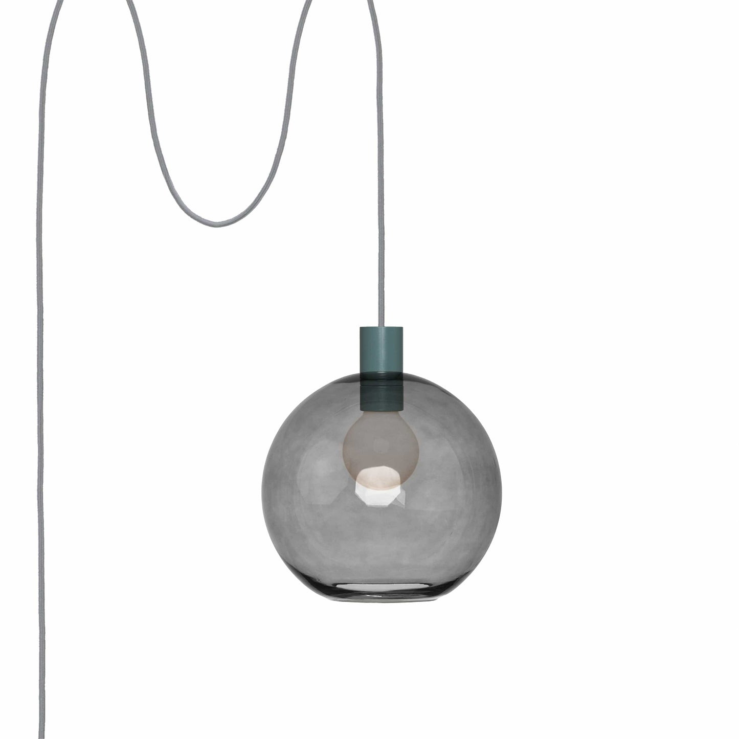 Boutique AiO Glass Globe Plug-In Pendant | 6", 8", 10", 12"
