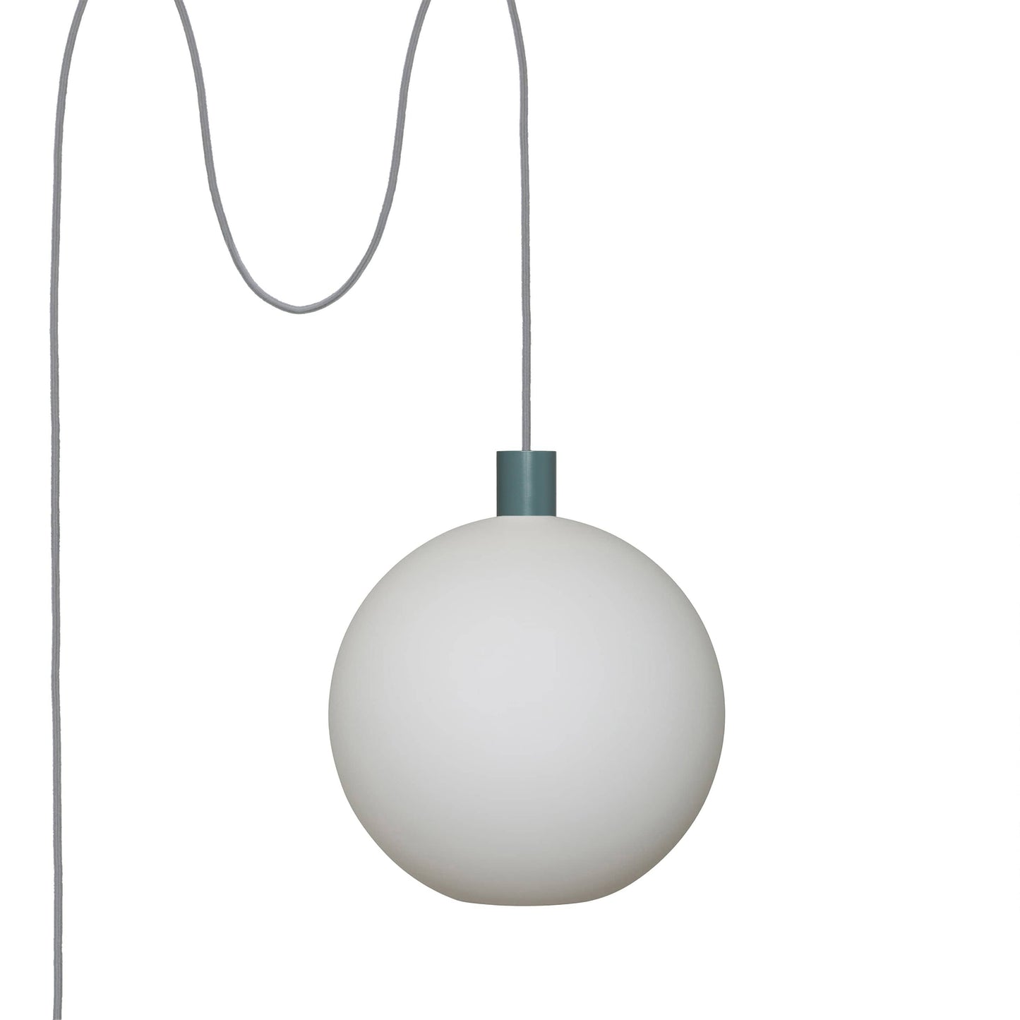 Boutique AiO Glass Globe Plug-In Pendant | 6", 8", 10", 12"