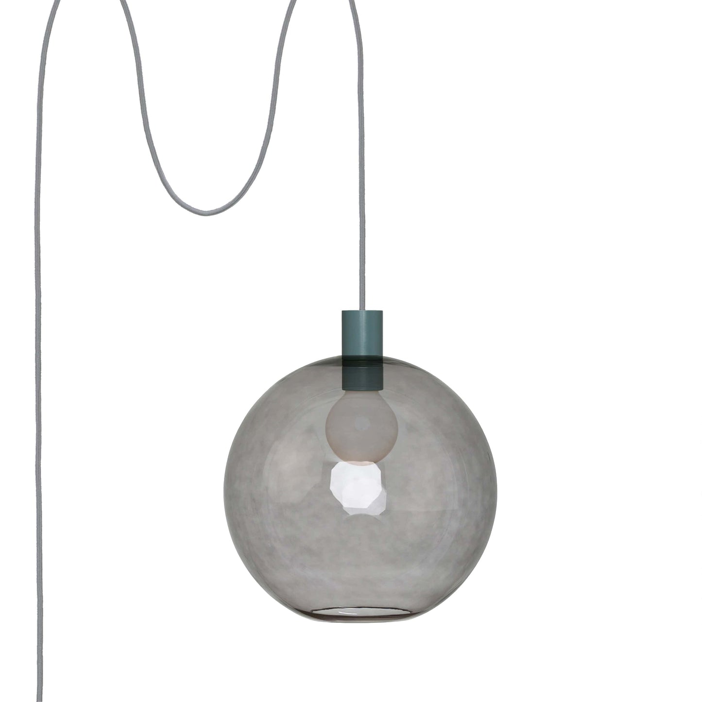 Boutique AiO Glass Globe Plug-In Pendant | 6", 8", 10", 12"
