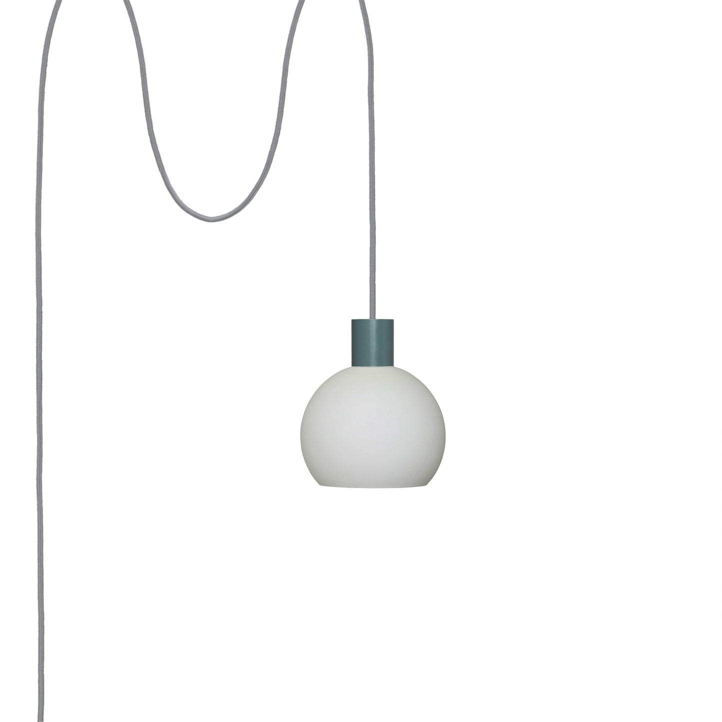 Boutique AiO Glass Globe Plug-In Pendant | 6", 8", 10", 12"