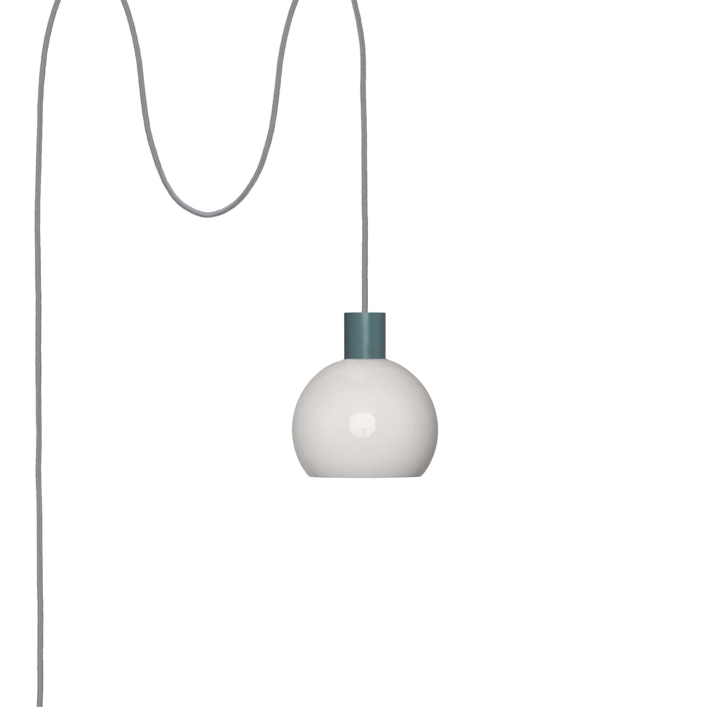 Boutique AiO Glass Globe Plug-In Pendant | 6", 8", 10", 12"