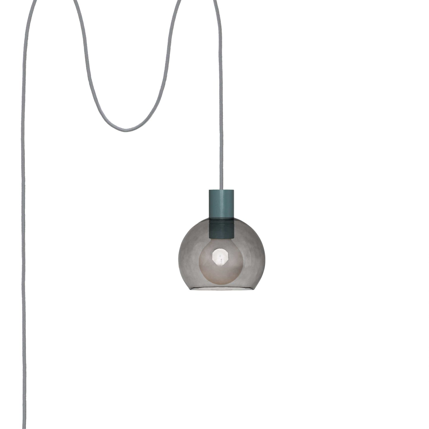 Boutique AiO Glass Globe Plug-In Pendant | 6", 8", 10", 12"
