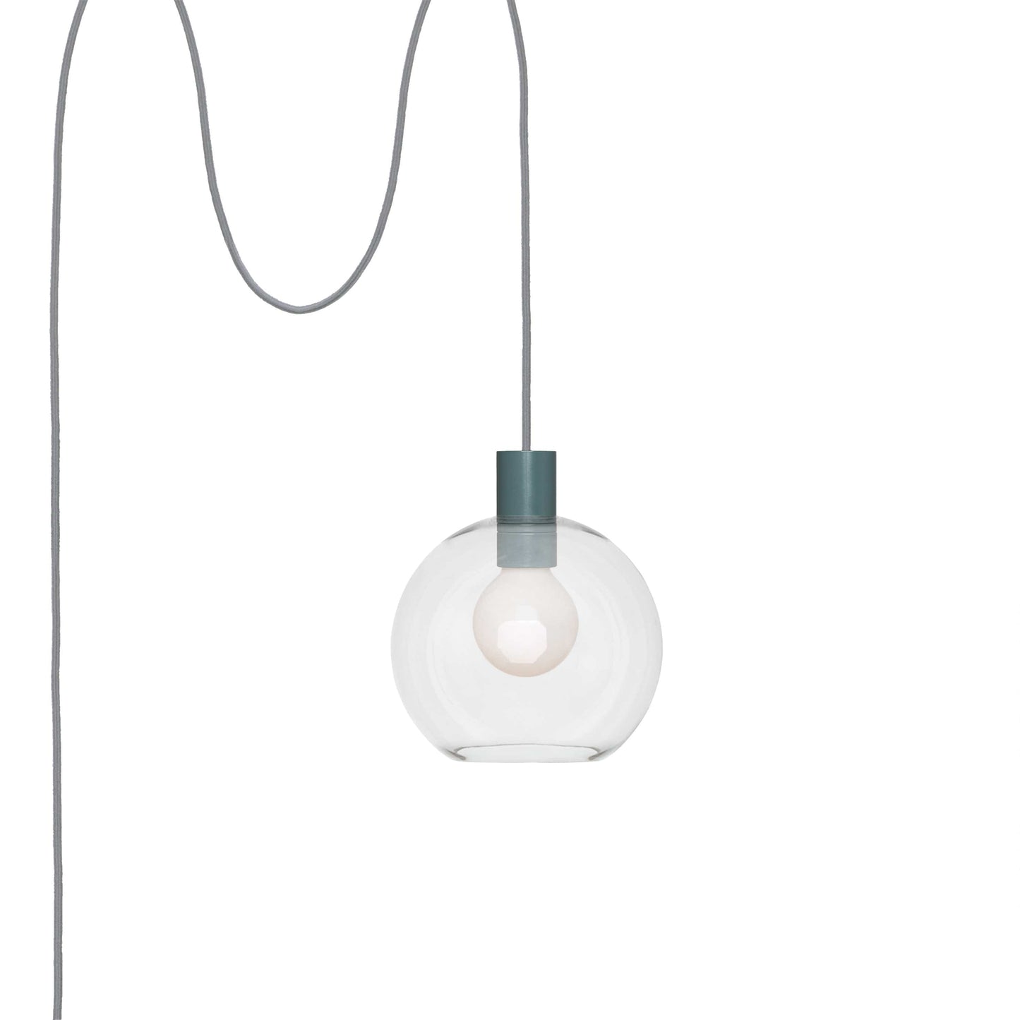 Boutique AiO Glass Globe Plug-In Pendant | 6", 8", 10", 12"