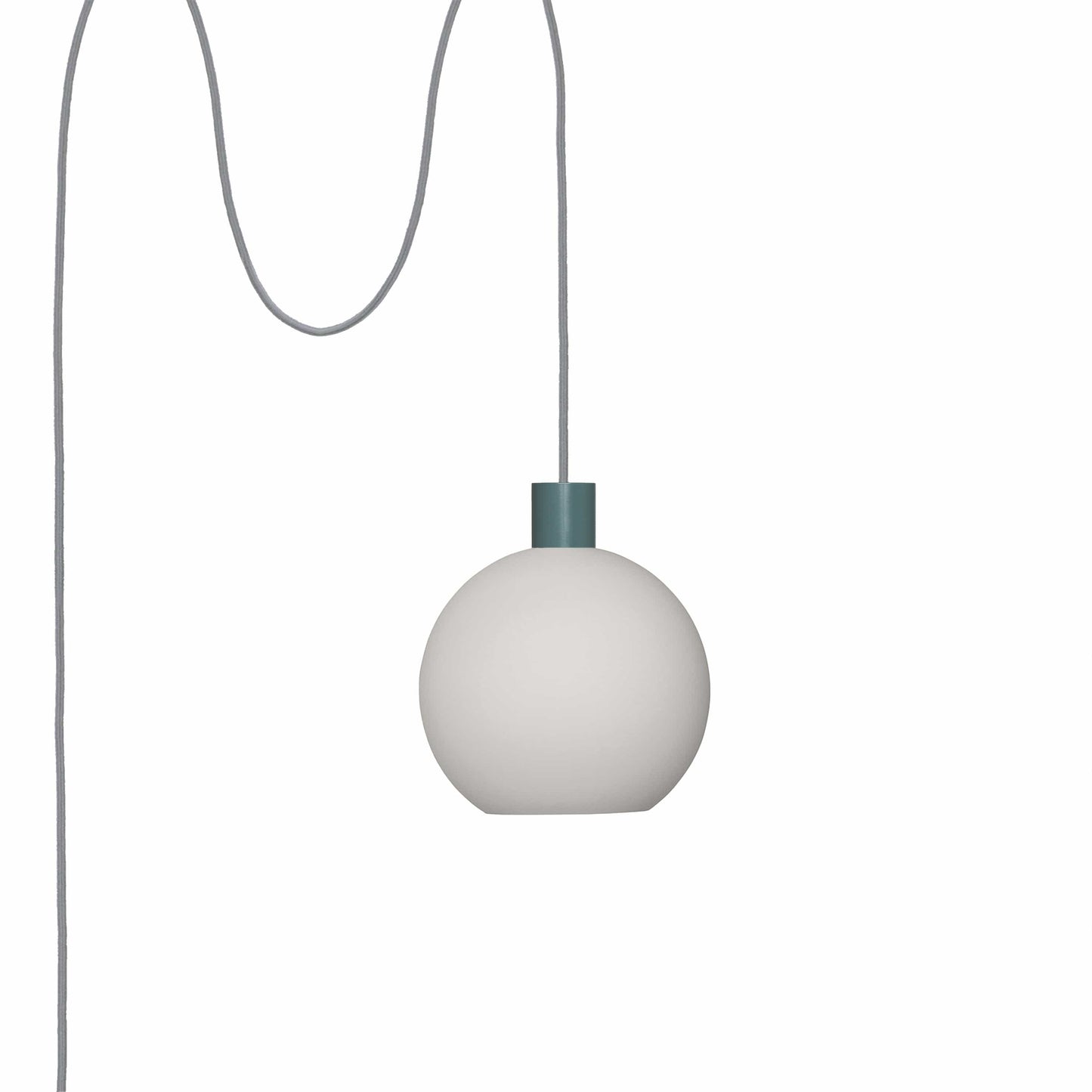Boutique AiO Glass Globe Plug-In Pendant | 6", 8", 10", 12"