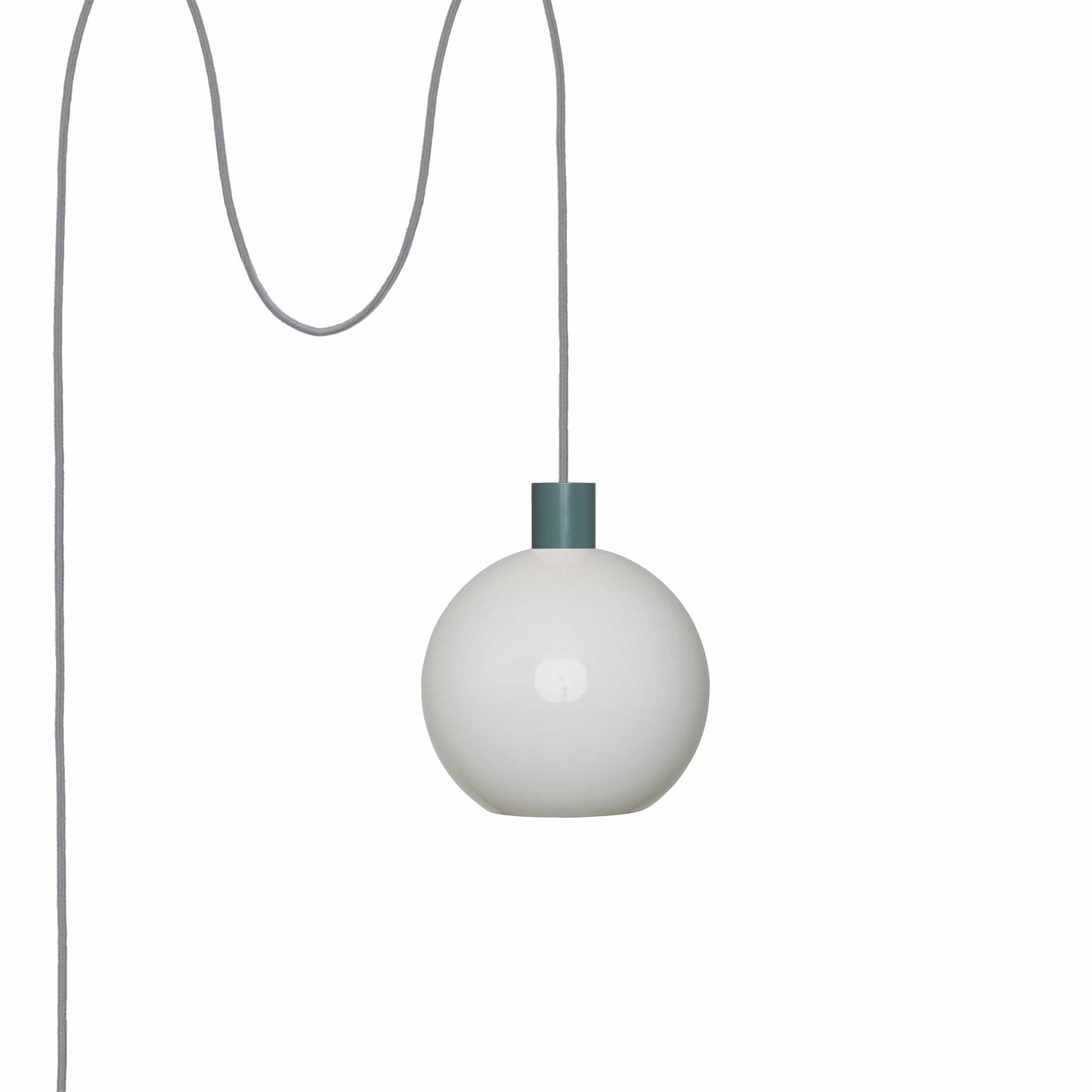 Boutique AiO Glass Globe Plug-In Pendant | 6", 8", 10", 12"