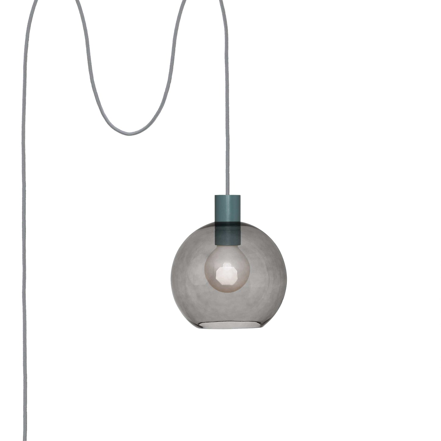 Boutique AiO Glass Globe Plug-In Pendant | 6", 8", 10", 12"