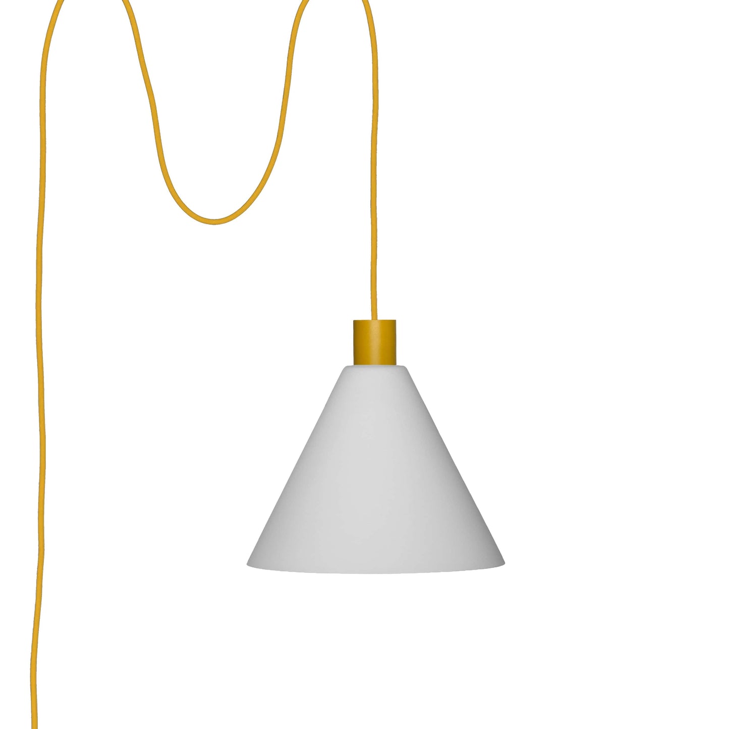 Boutique AiO Glass Cone Plug-In Pendant | 6in or 11in