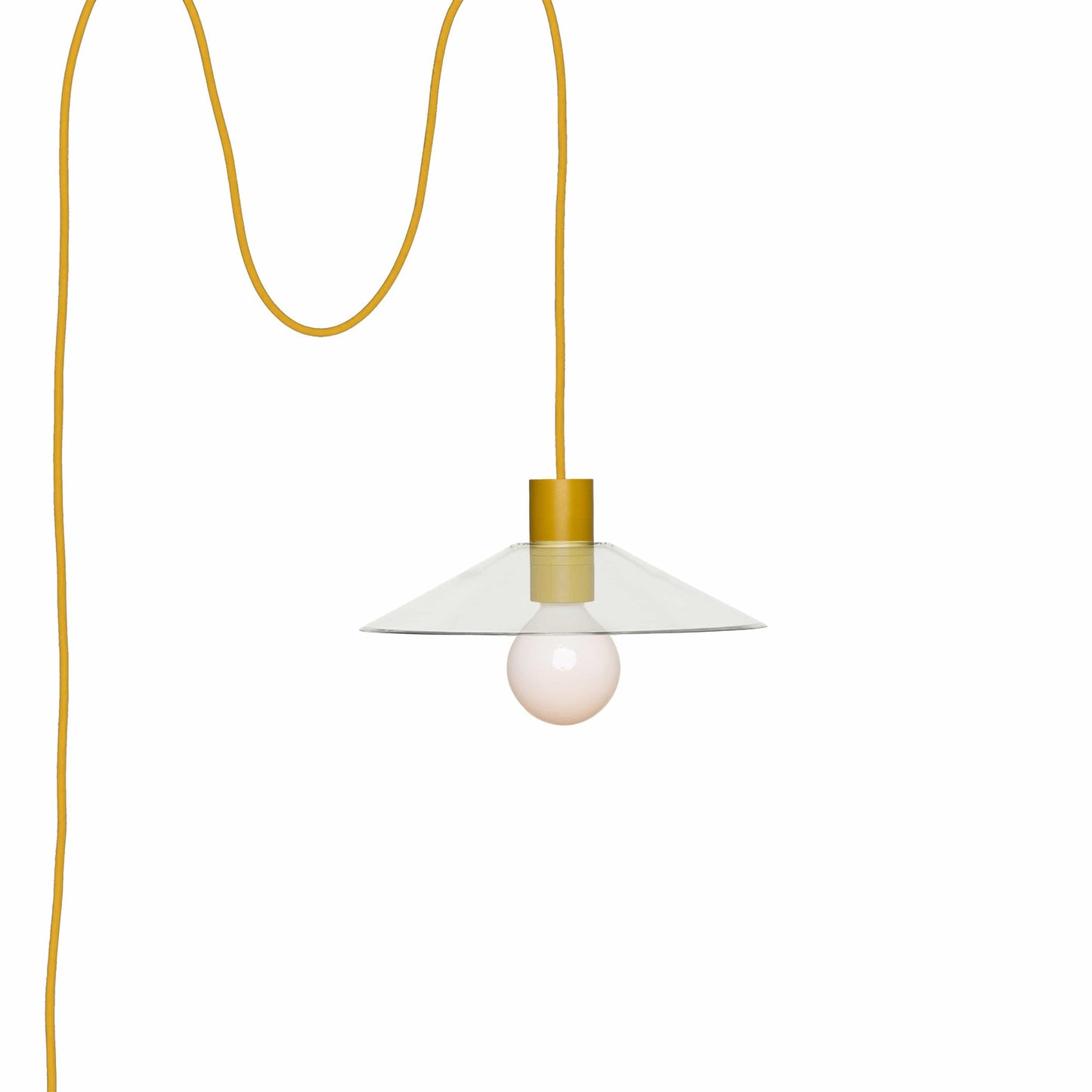 Boutique AiO Glass Slope Plug-In Pendant